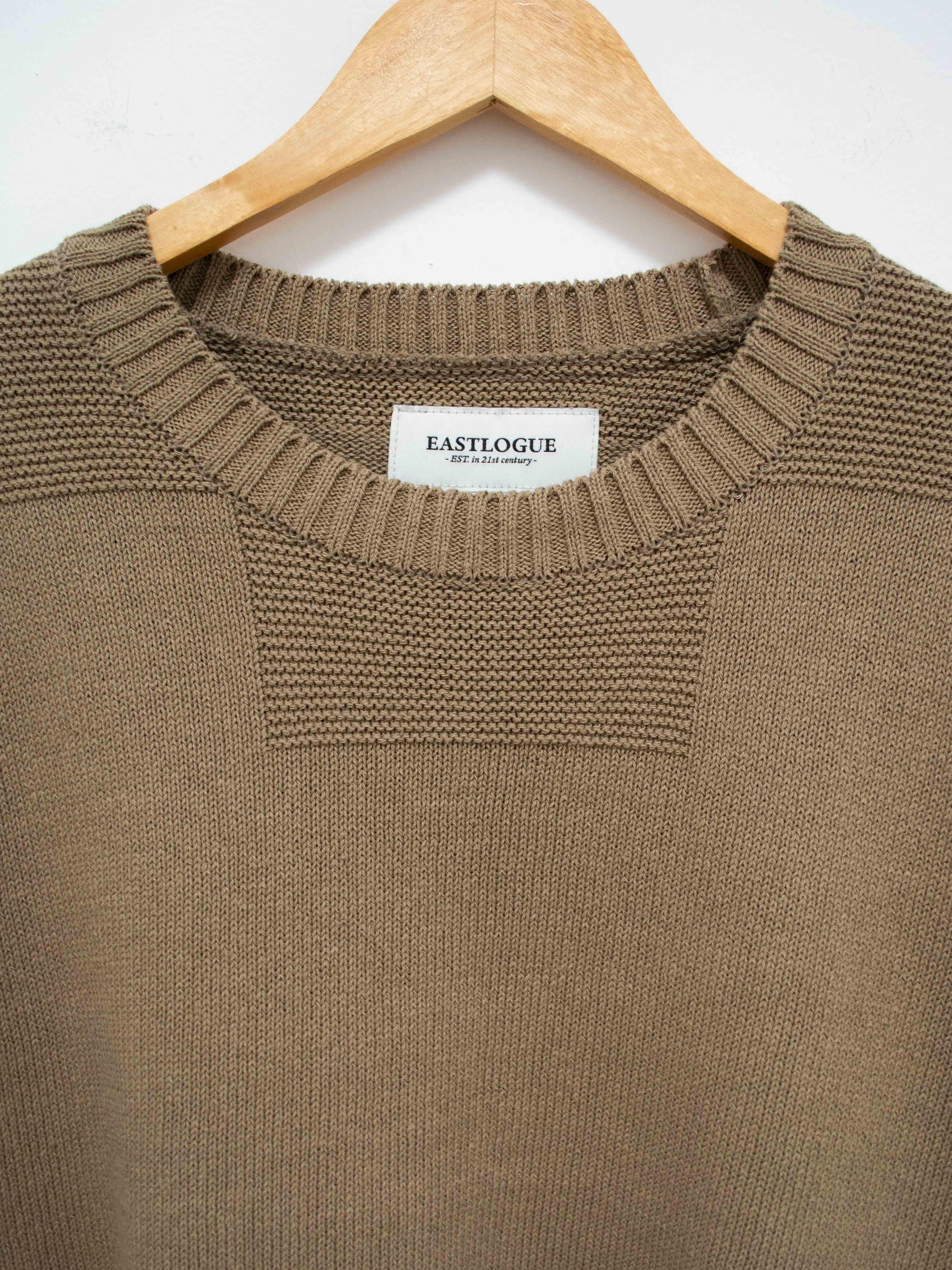 Namu Shop - Eastlogue Square Neck Knit - Beige