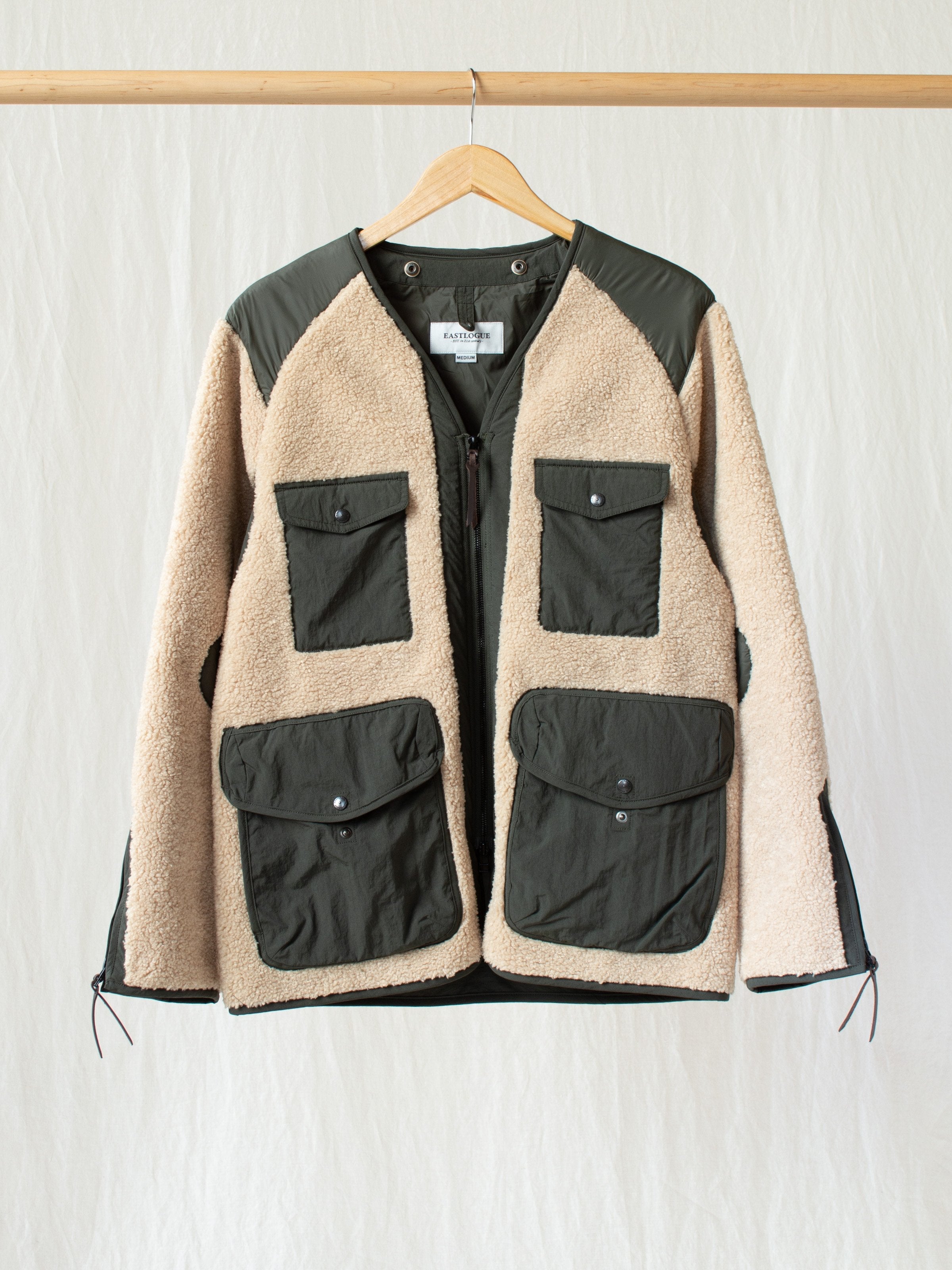 Namu Shop - Eastlogue Traveler Jacket - Beige & Olive