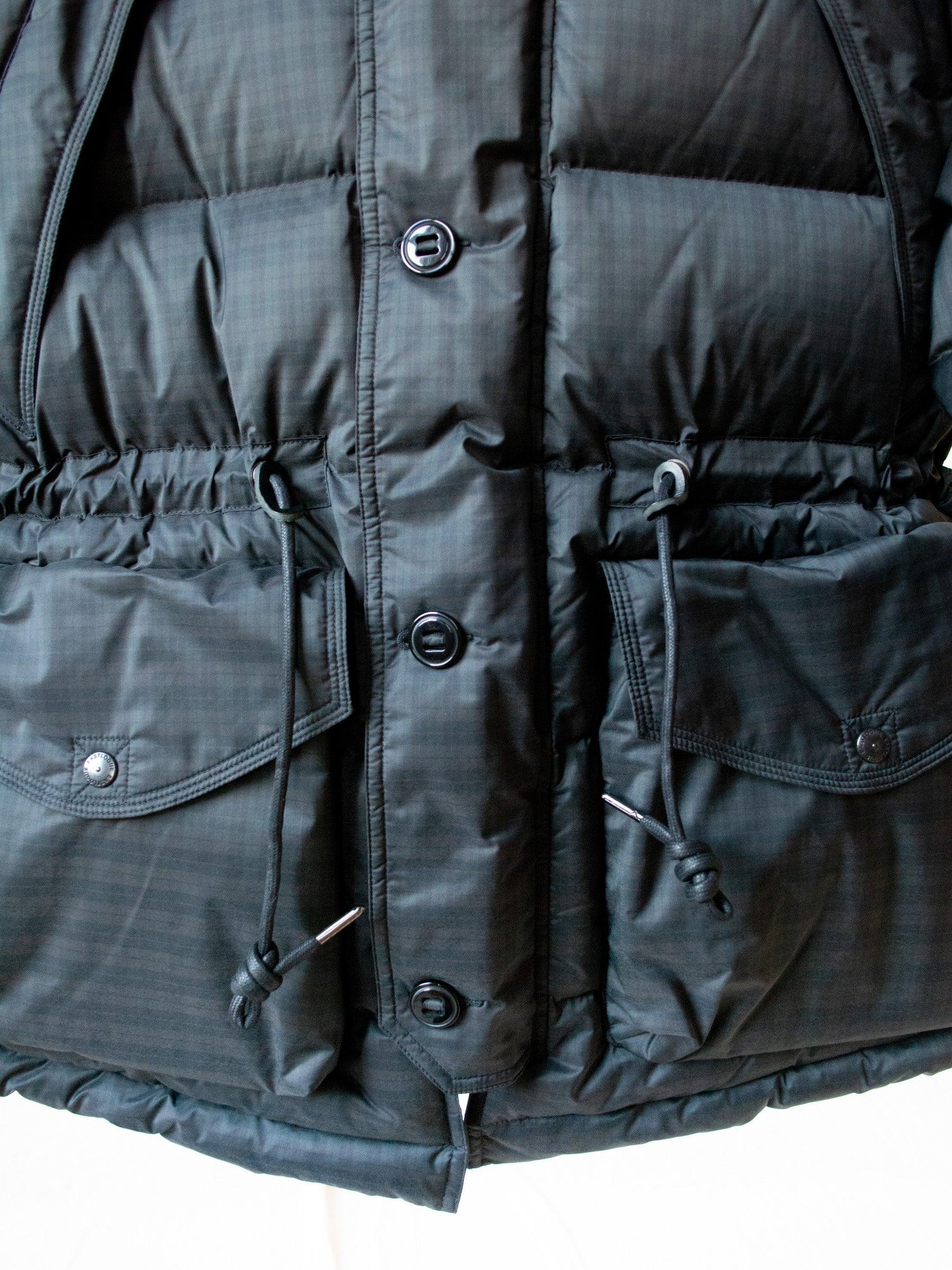 Namu Shop - Eastlogue Utility Shield Parka - Black/Green Check