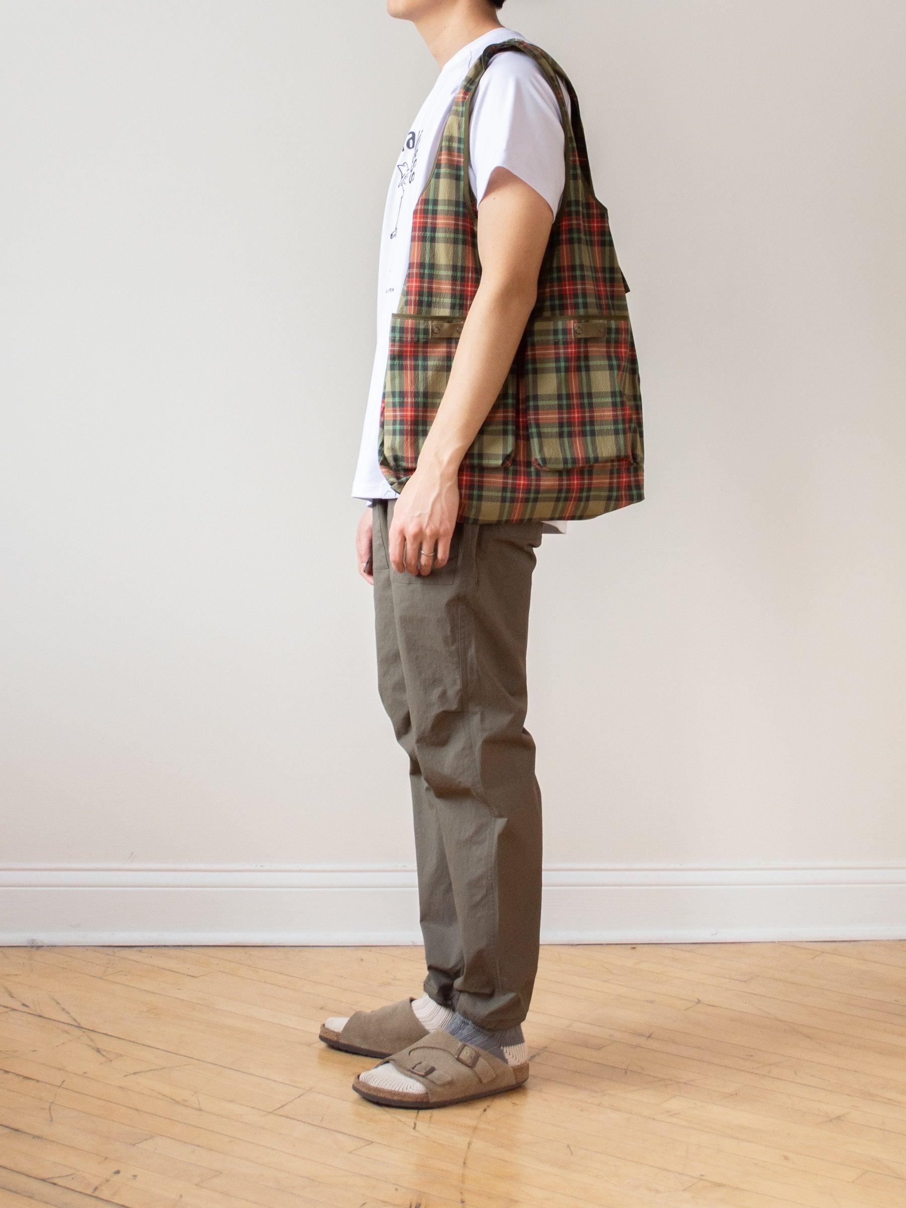 Namu Shop - Eastlogue Wagon Bag - Beige Multi Check