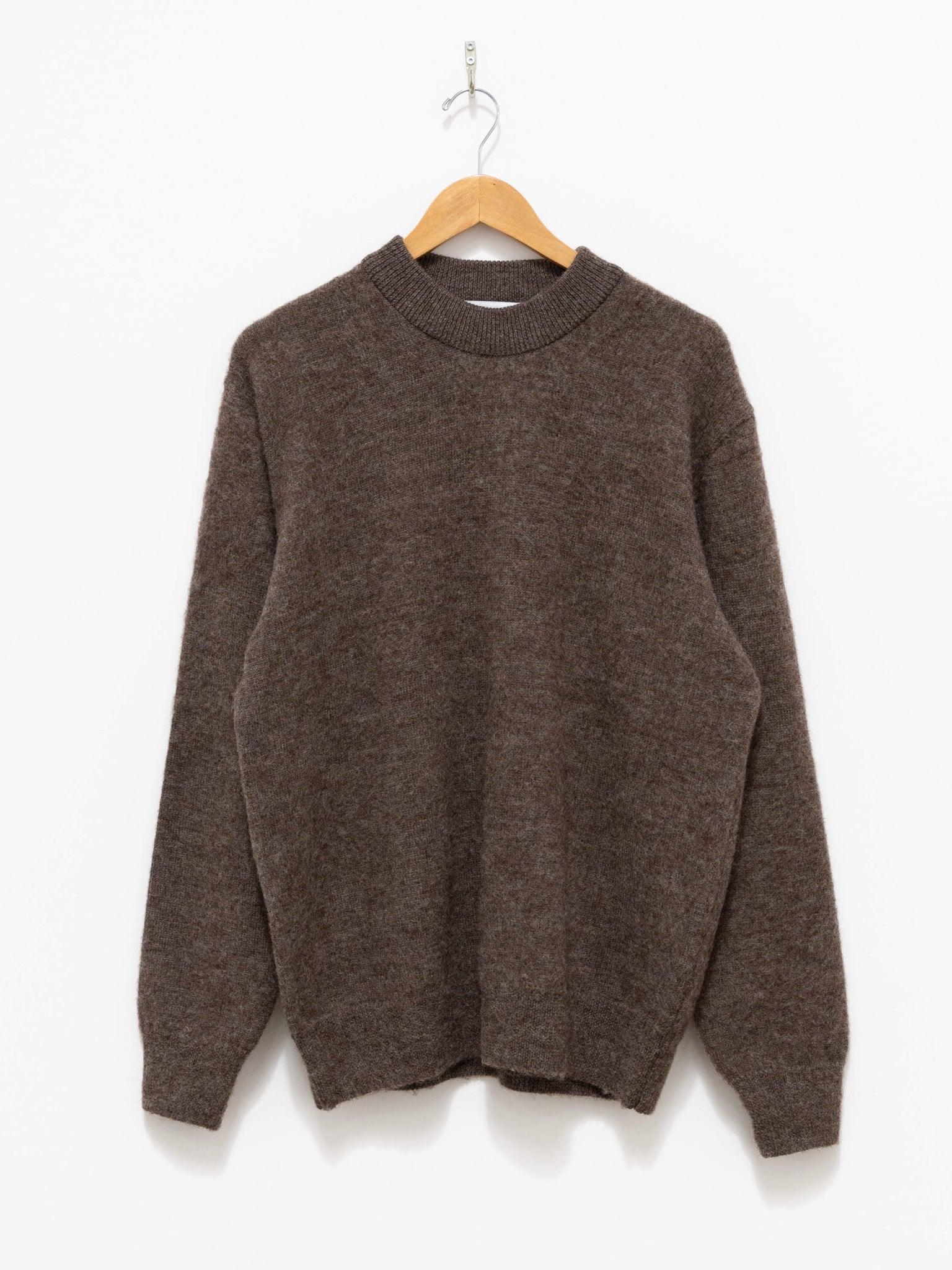 Namu Shop - Fujito C/N Knit Sweater - Brown