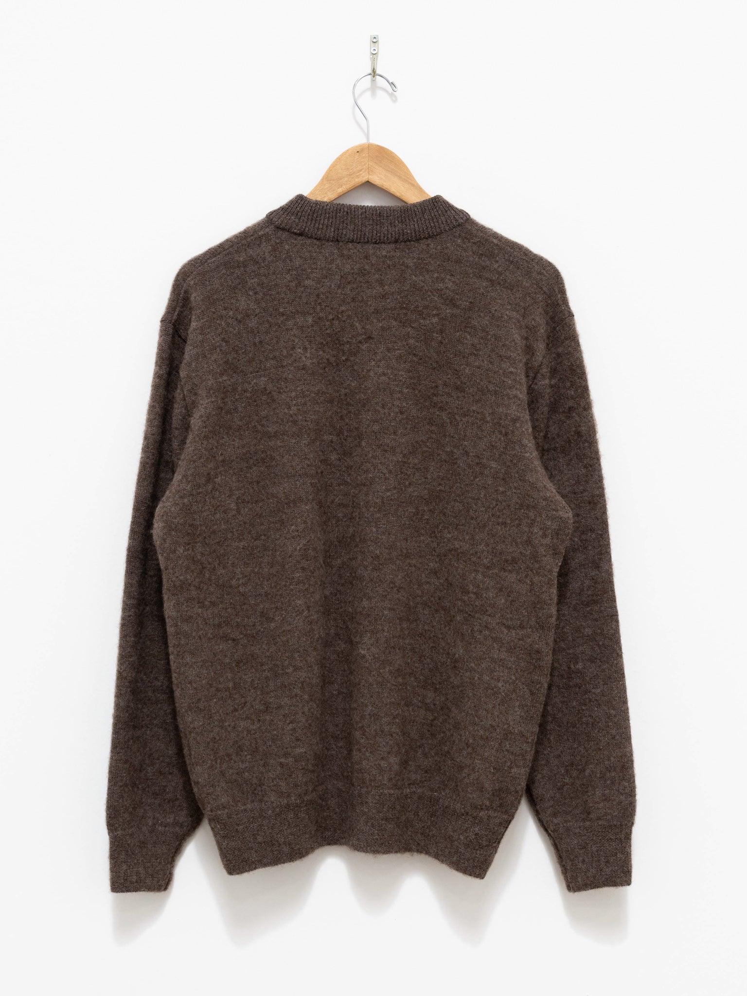 Namu Shop - Fujito C/N Knit Sweater - Brown