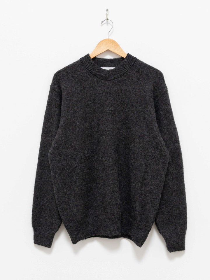 Namu Shop - Fujito C/N Knit Sweater - Charcoal