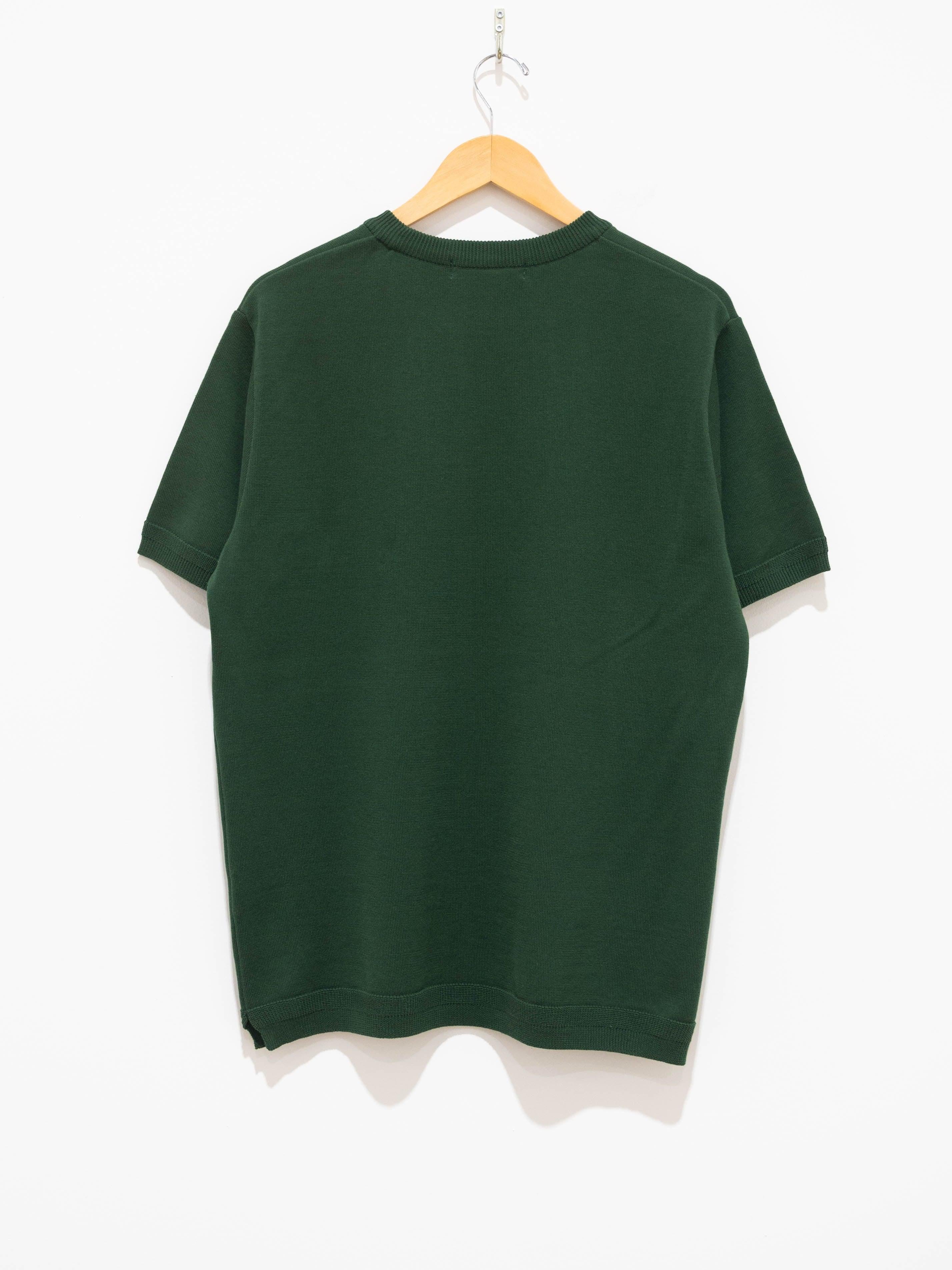 Namu Shop - Fujito C/N Knit T-Shirt - Forest Green
