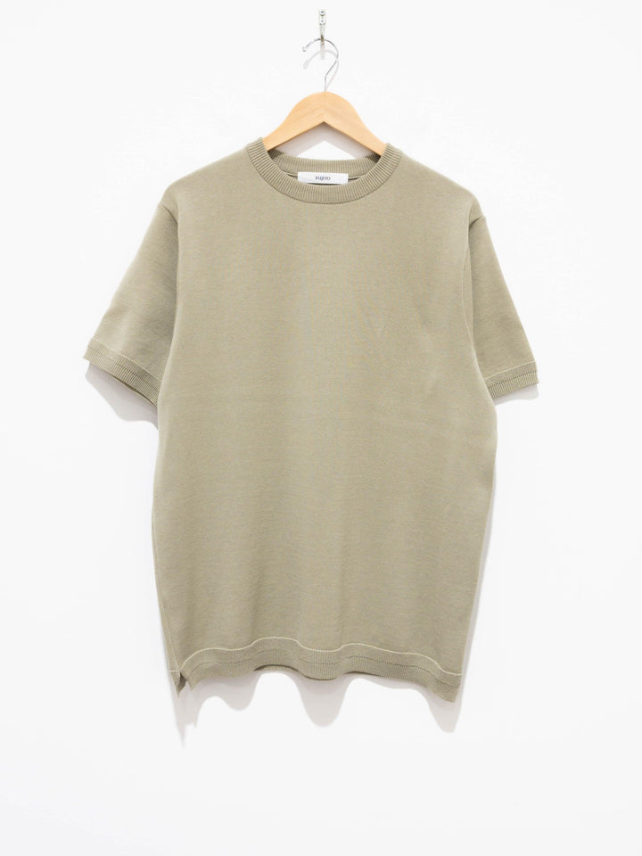 Namu Shop - Fujito C/N Knit T-Shirt - Wasabi Green