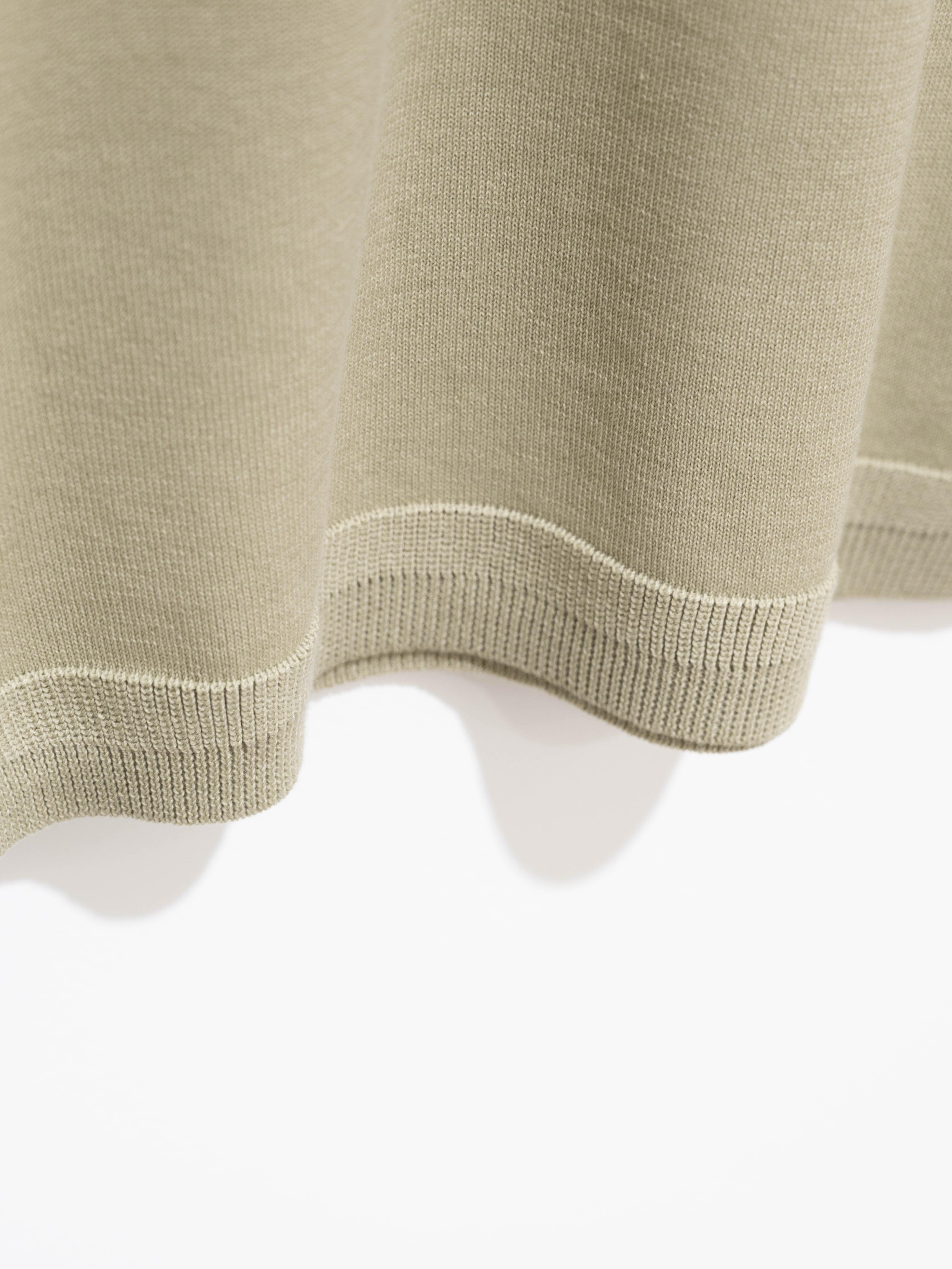 Namu Shop - Fujito C/N Knit T-Shirt - Wasabi Green