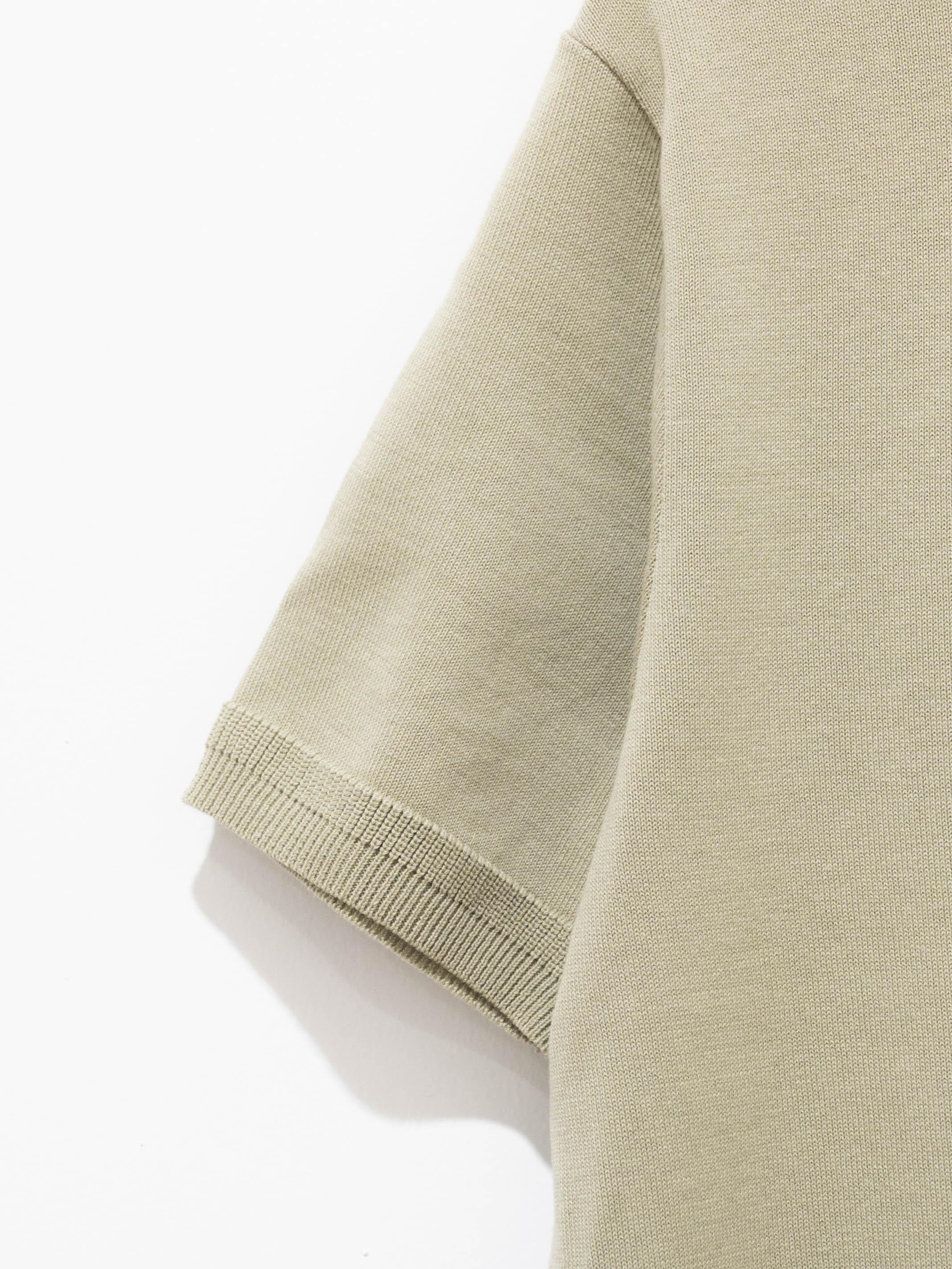 Namu Shop - Fujito C/N Knit T-Shirt - Wasabi Green