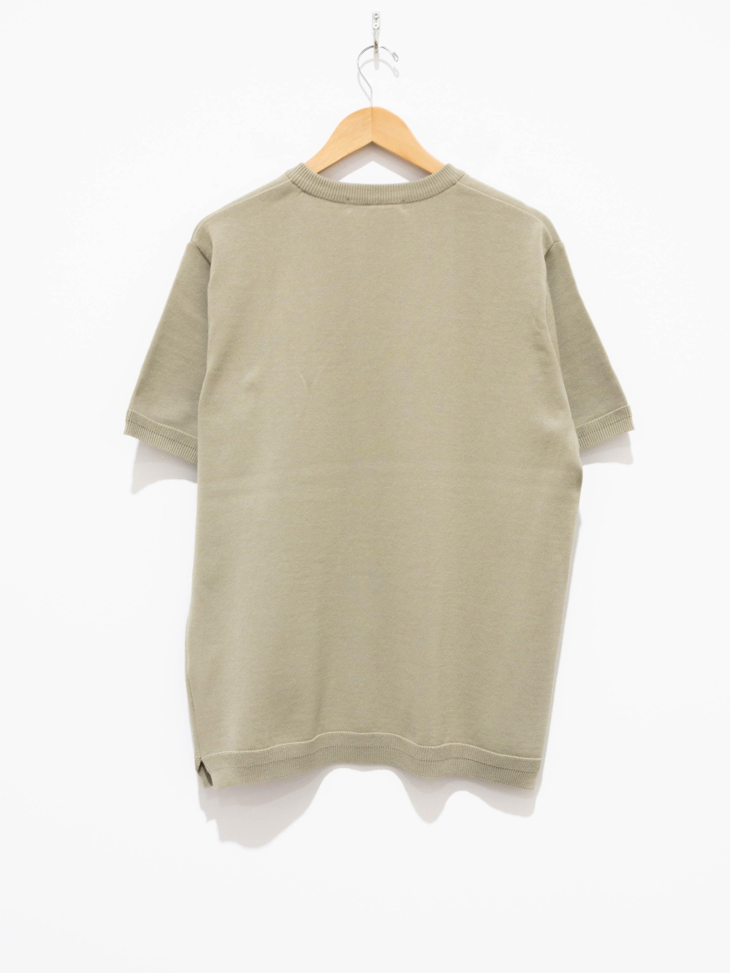 Namu Shop - Fujito C/N Knit T-Shirt - Wasabi Green
