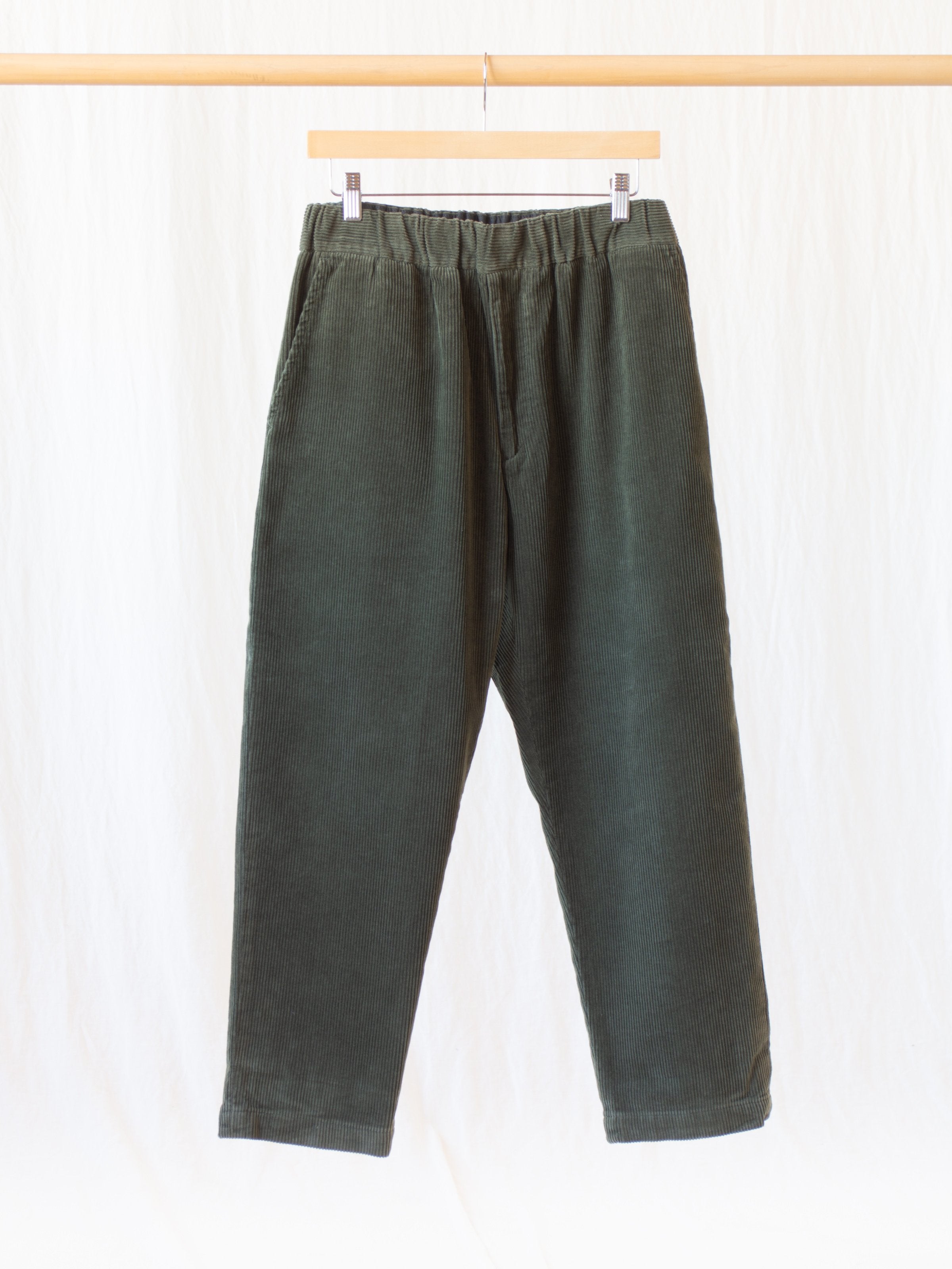 Namu Shop - Fujito Corduroy Easy Pants - Olive
