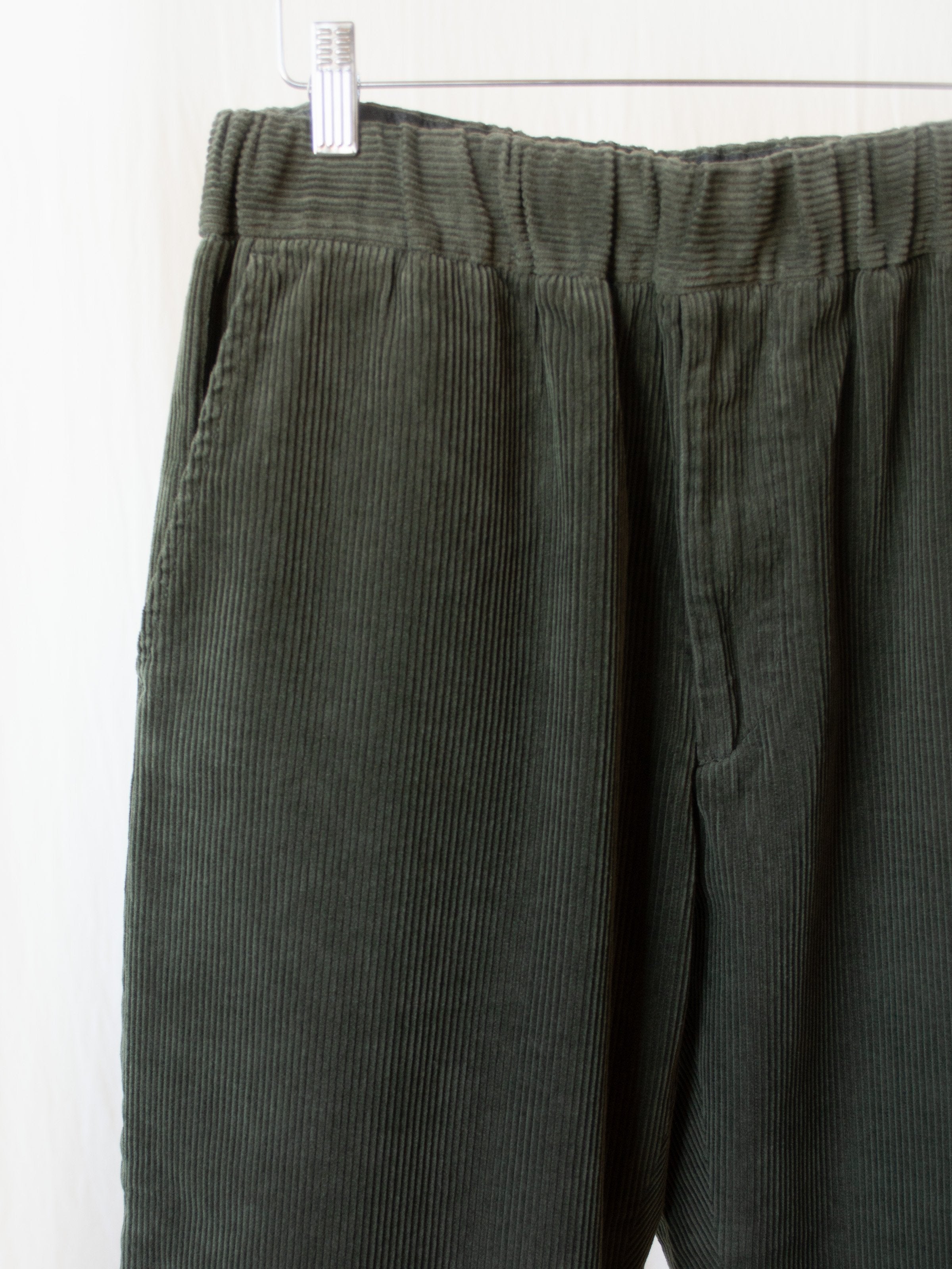 Namu Shop - Fujito Corduroy Easy Pants - Olive