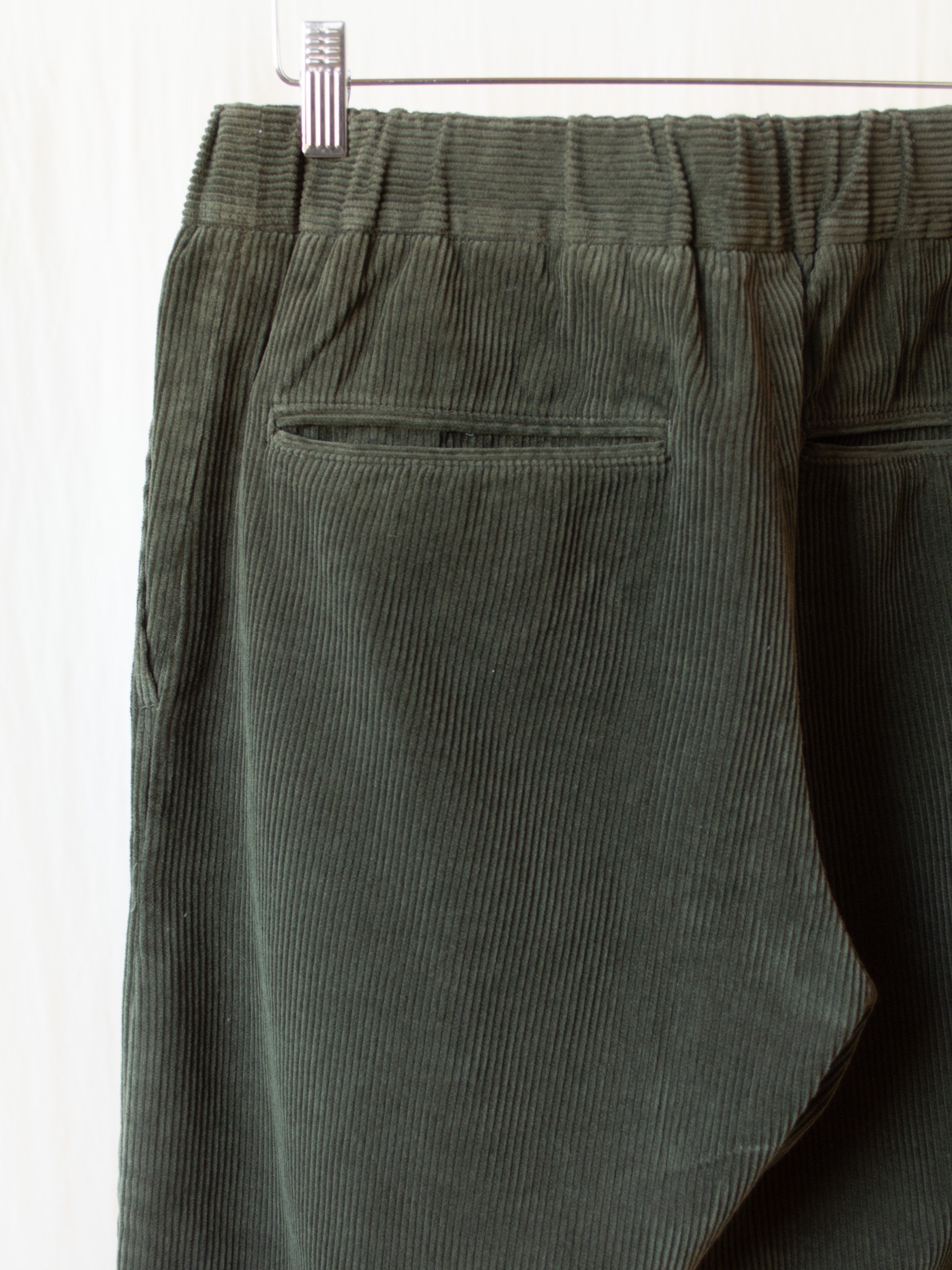 Namu Shop - Fujito Corduroy Easy Pants - Olive