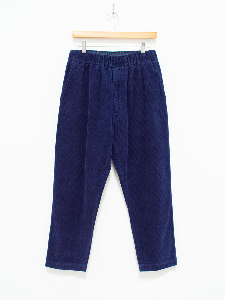Namu Shop - Fujito Corduroy Easy Pants - Royal Navy