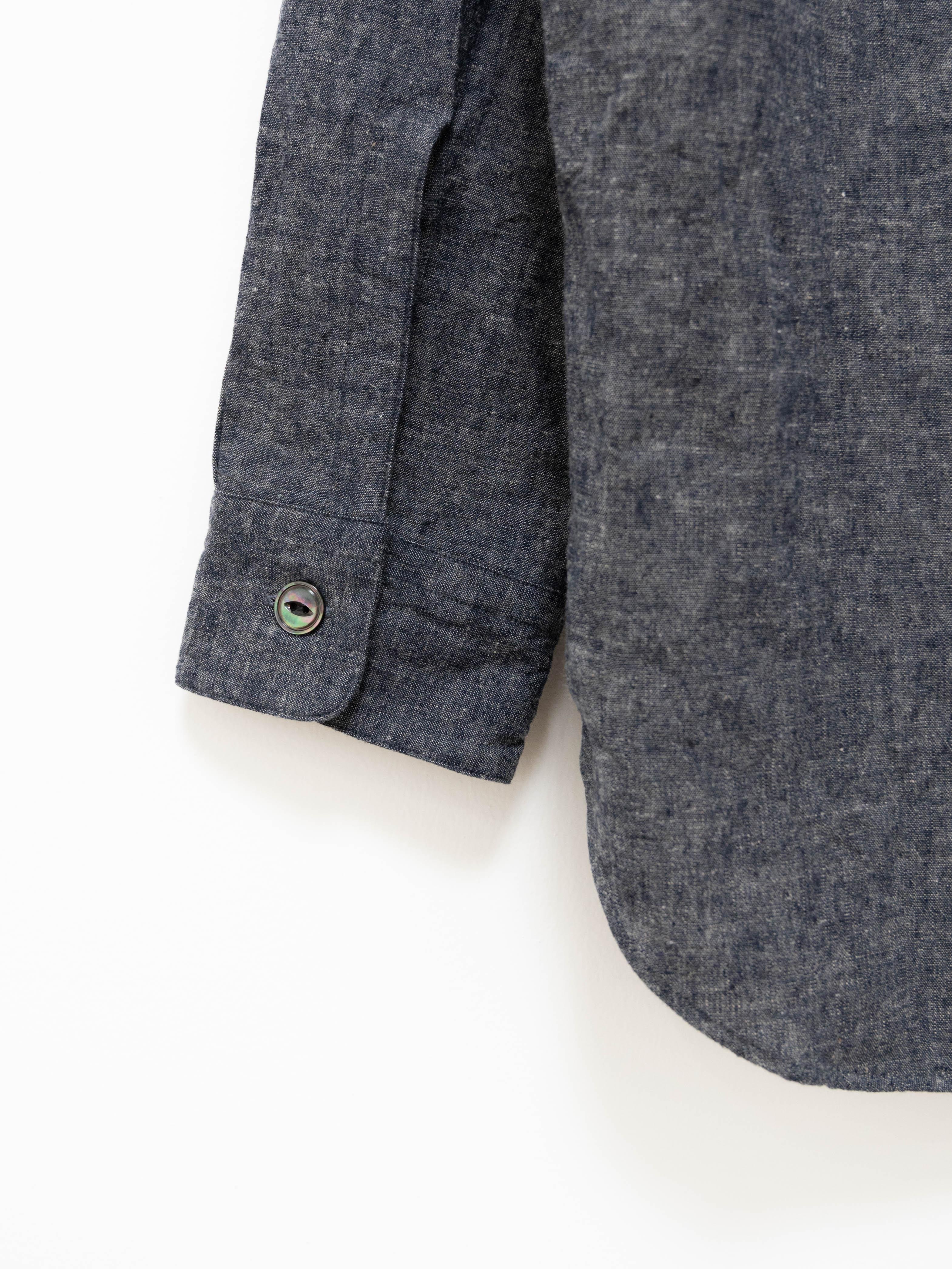 Namu Shop - Fujito Fatigue Shirt - Black Chambray