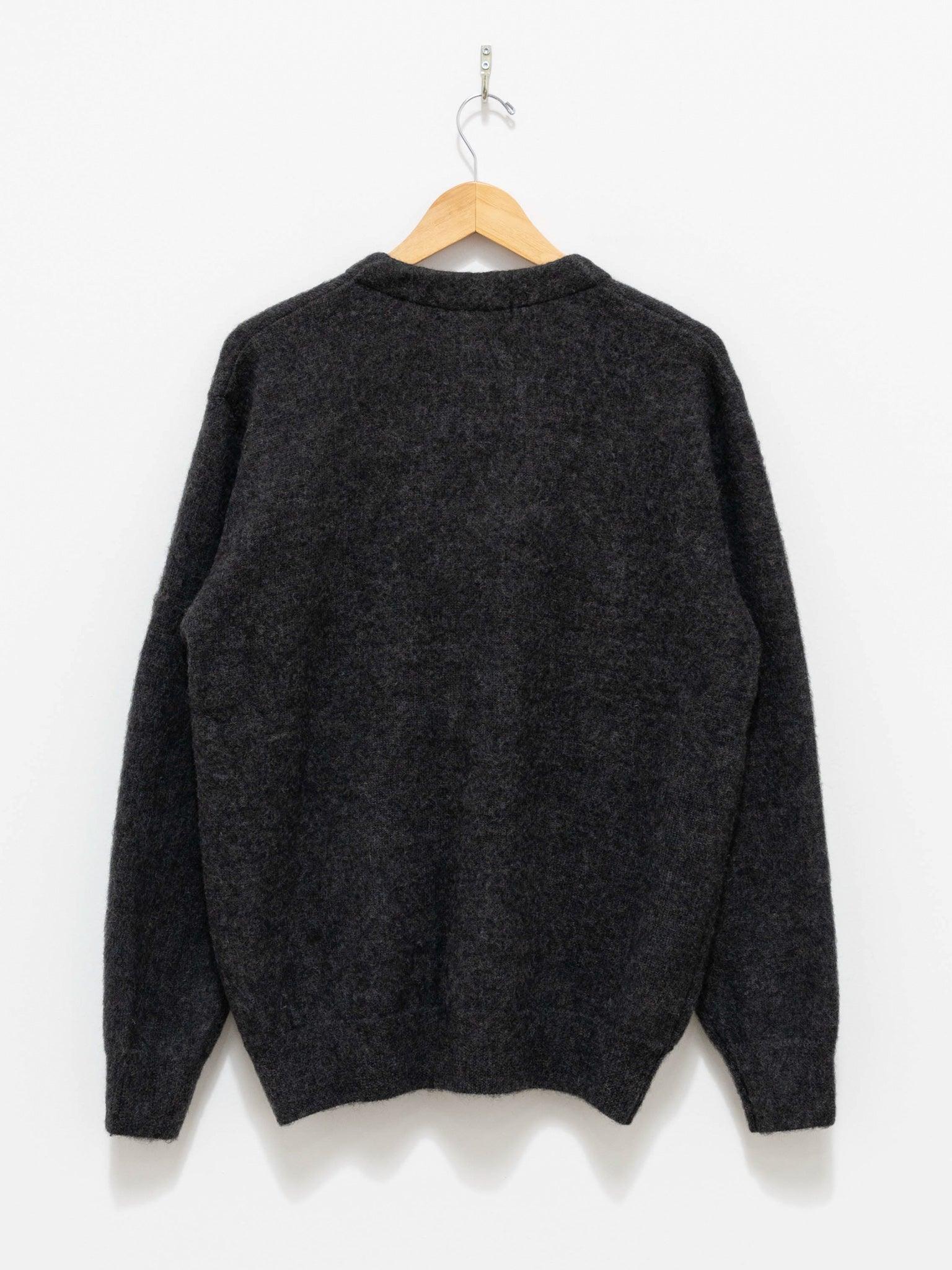 Namu Shop - Fujito Knit Cardigan - Charcoal