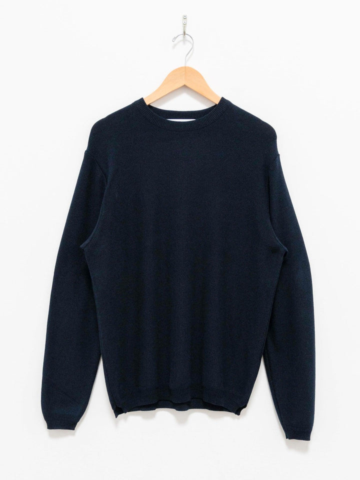 Namu Shop - Fujito L/S Knit T-Shirt - Navy