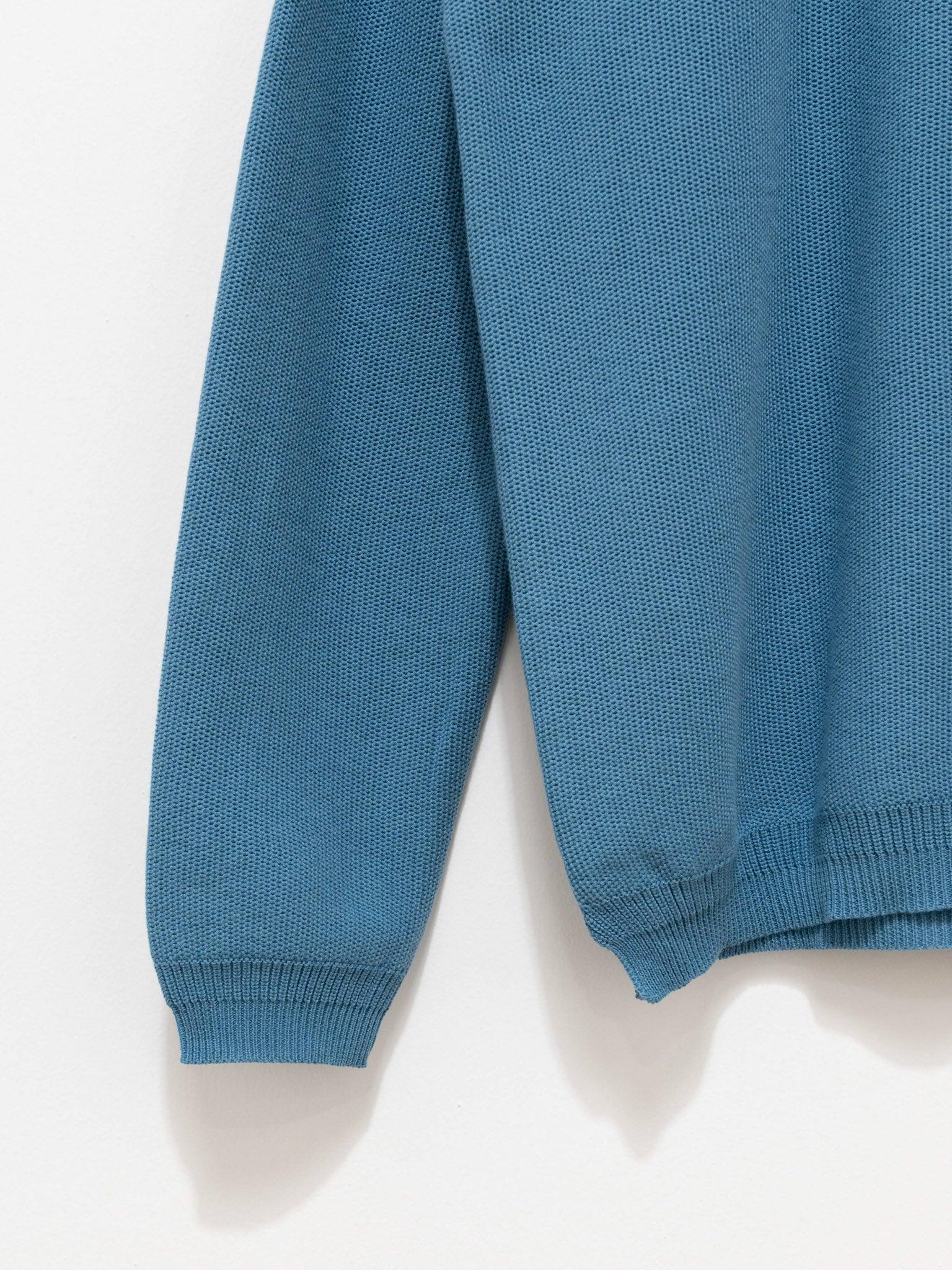 Namu Shop - Fujito L/S Knit T-Shirt - Sax
