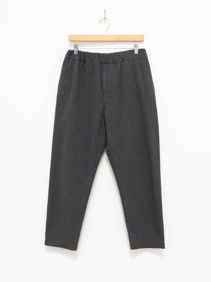 Namu Shop - Fujito Seersucker Easy Pants - Charcoal