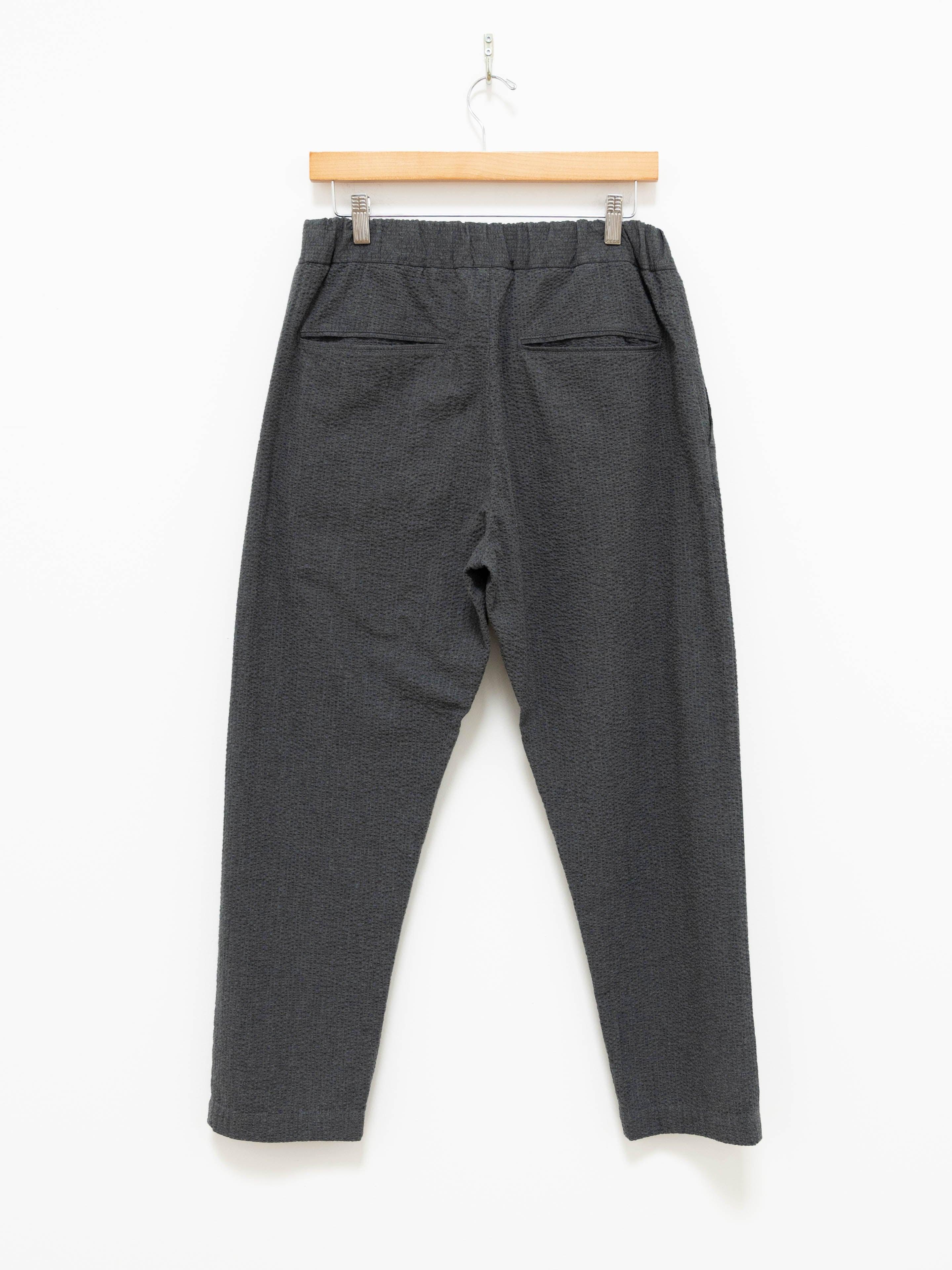 Namu Shop - Fujito Seersucker Easy Pants - Charcoal