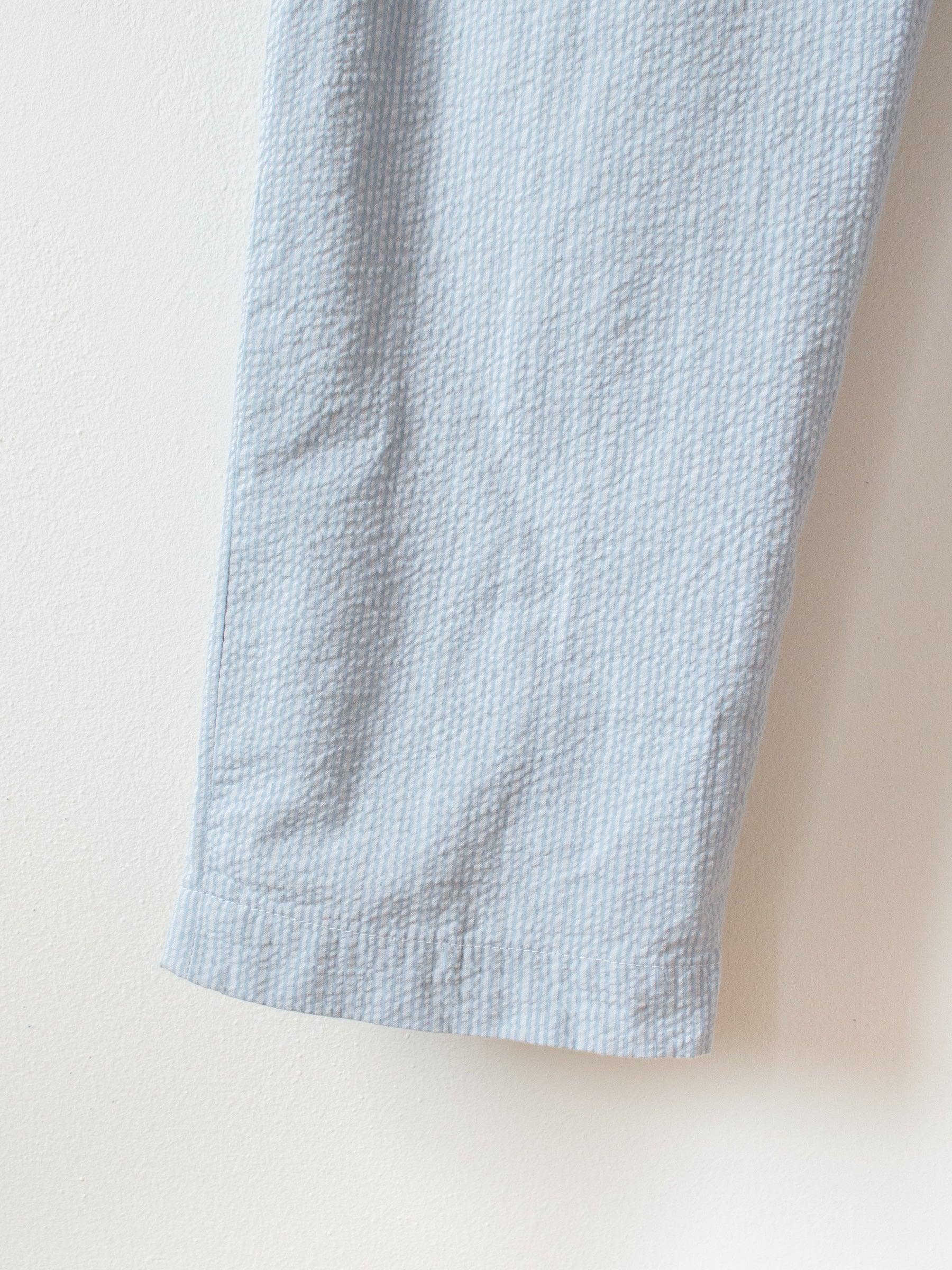 Namu Shop - Fujito Seersucker Easy Pants - Sax