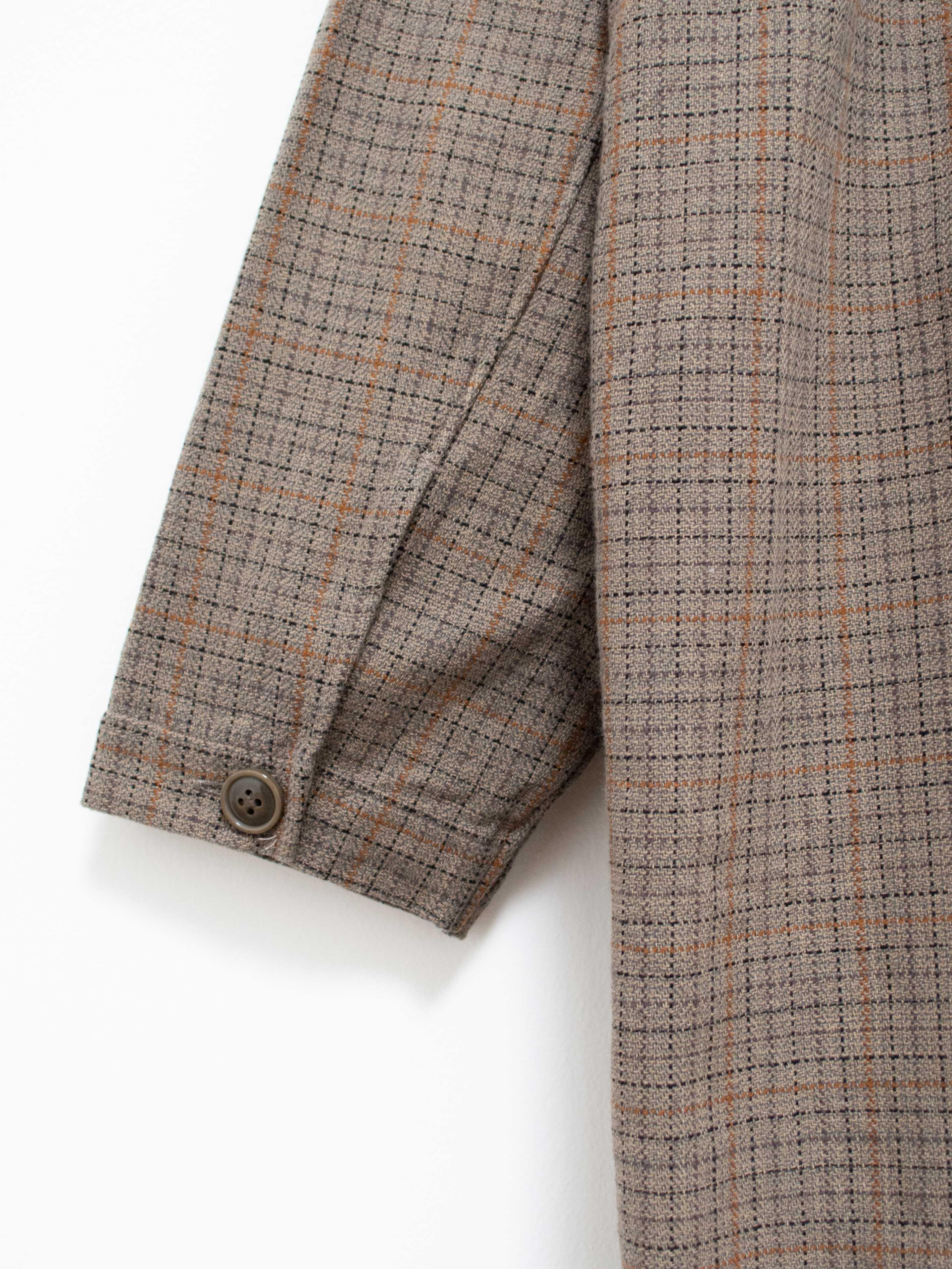 Namu Shop - Fujito Shirt Coat - Herringbone Gray Check