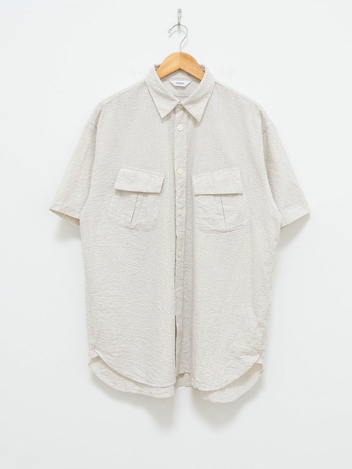 Namu Shop - Fujito S/S Fatigue Shirt - Natural