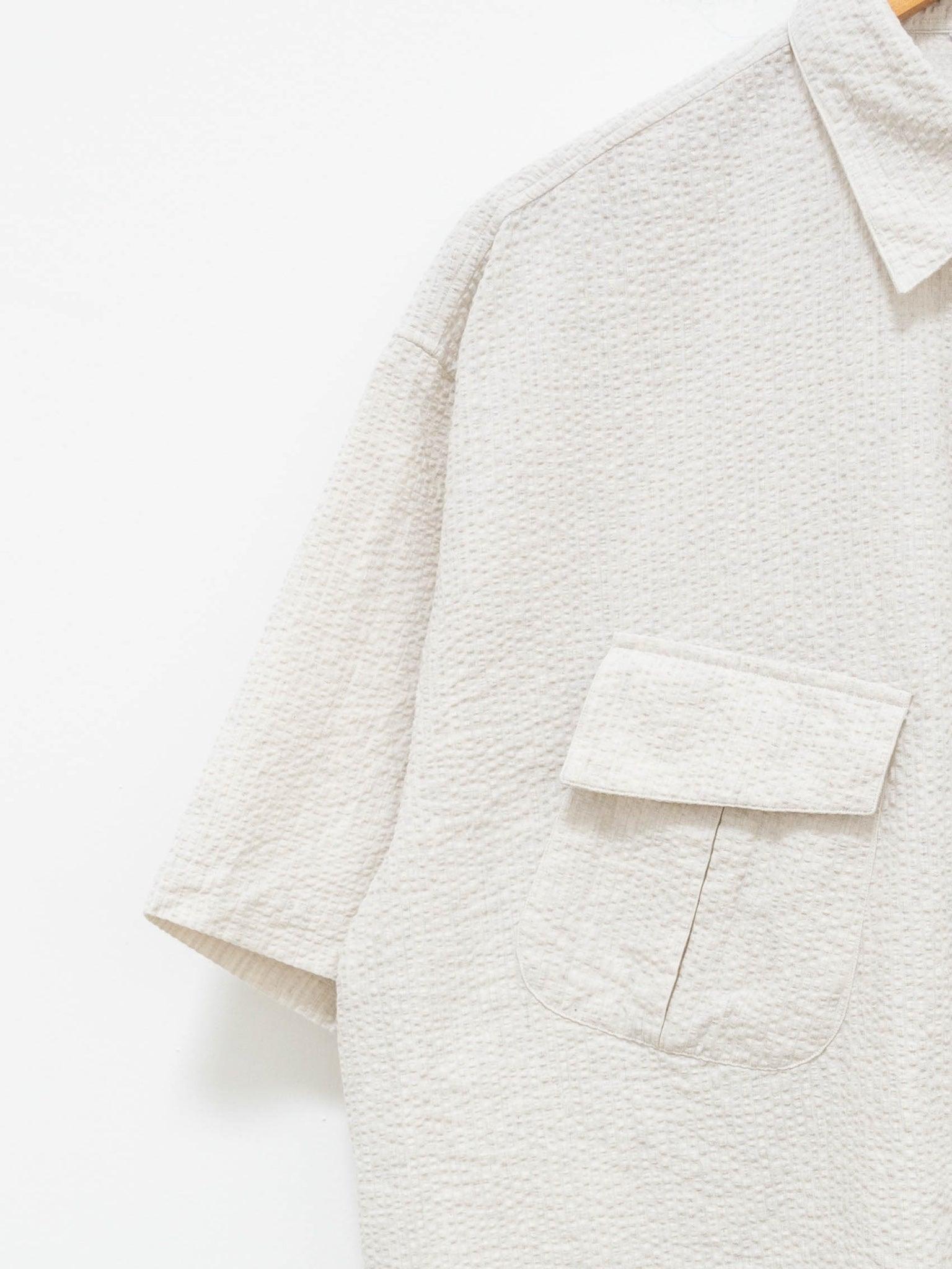 Namu Shop - Fujito S/S Fatigue Shirt - Natural
