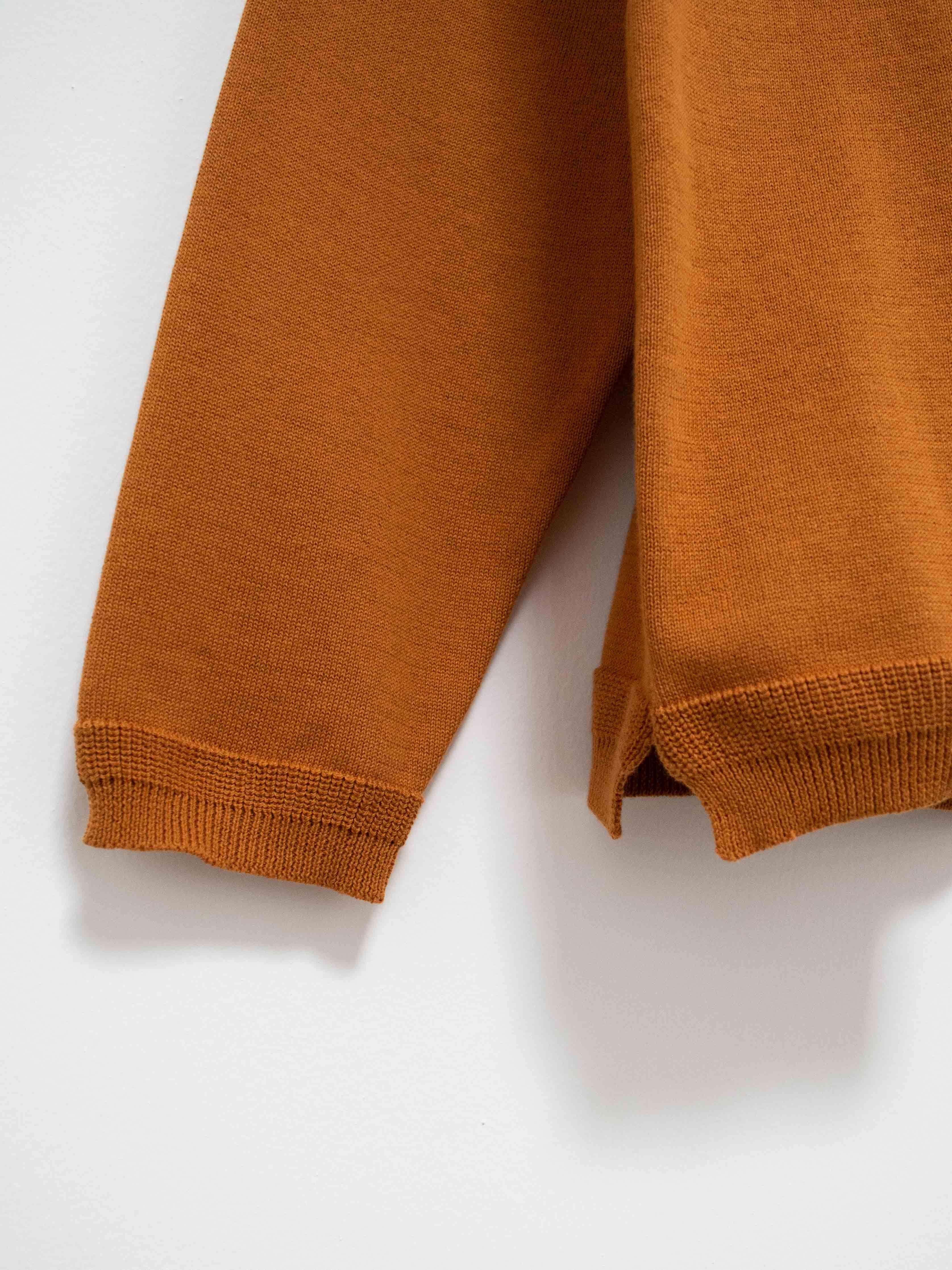 Namu Shop - Fujito Turtleneck Knit Shirt - Brown Gold