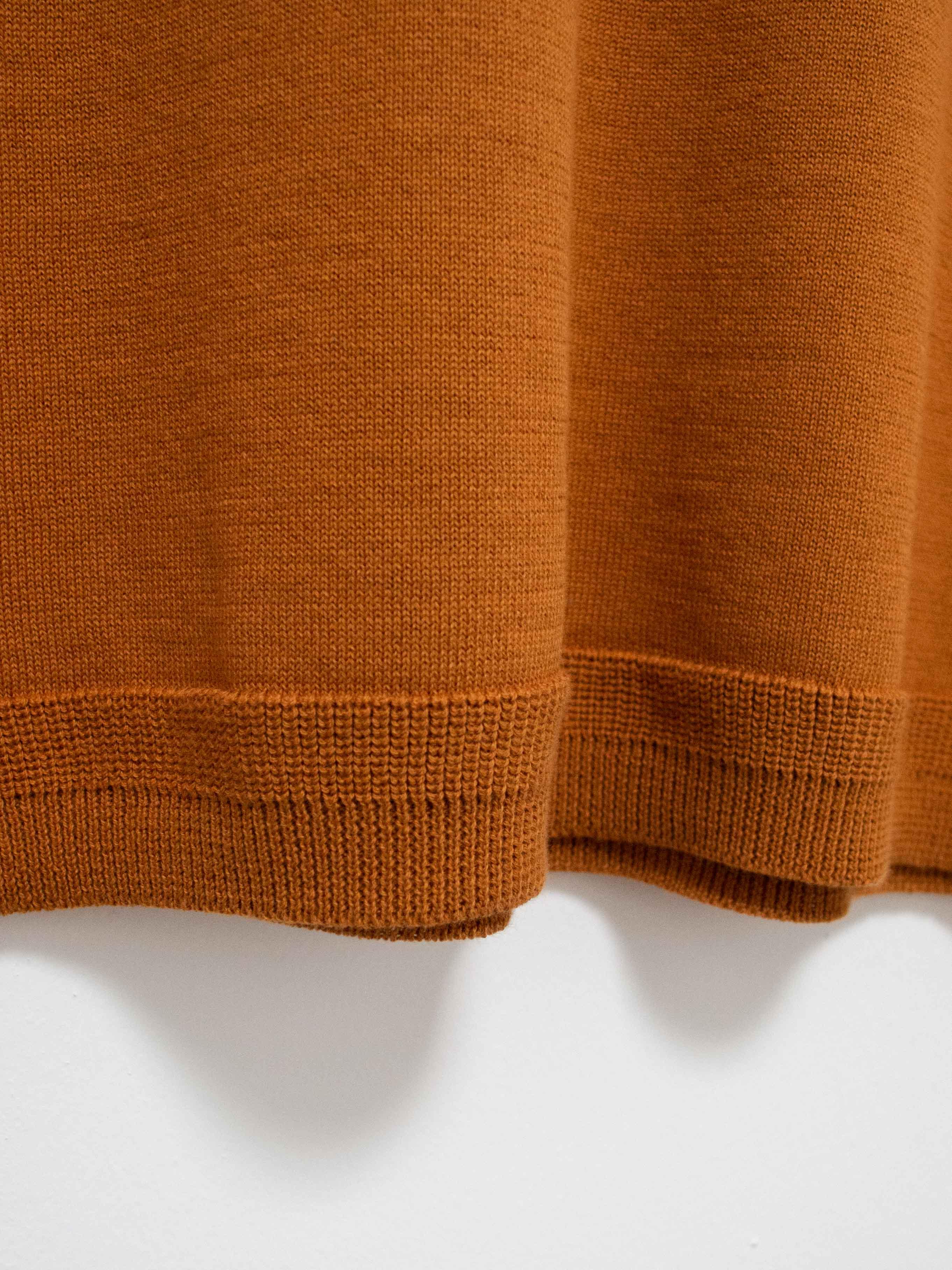 Namu Shop - Fujito Turtleneck Knit Shirt - Brown Gold