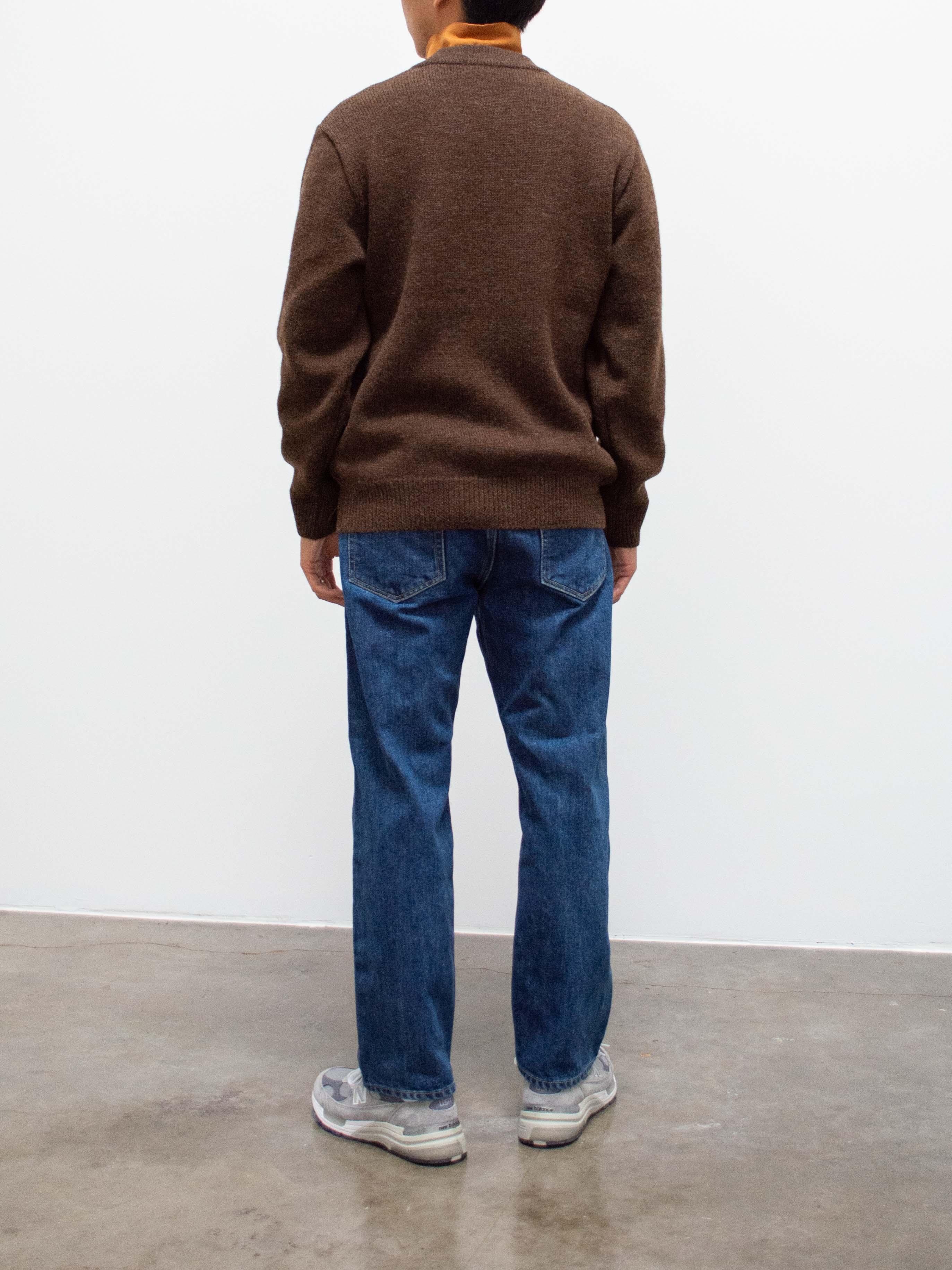 Namu Shop - Fujito Wool C/N Knit - Brown