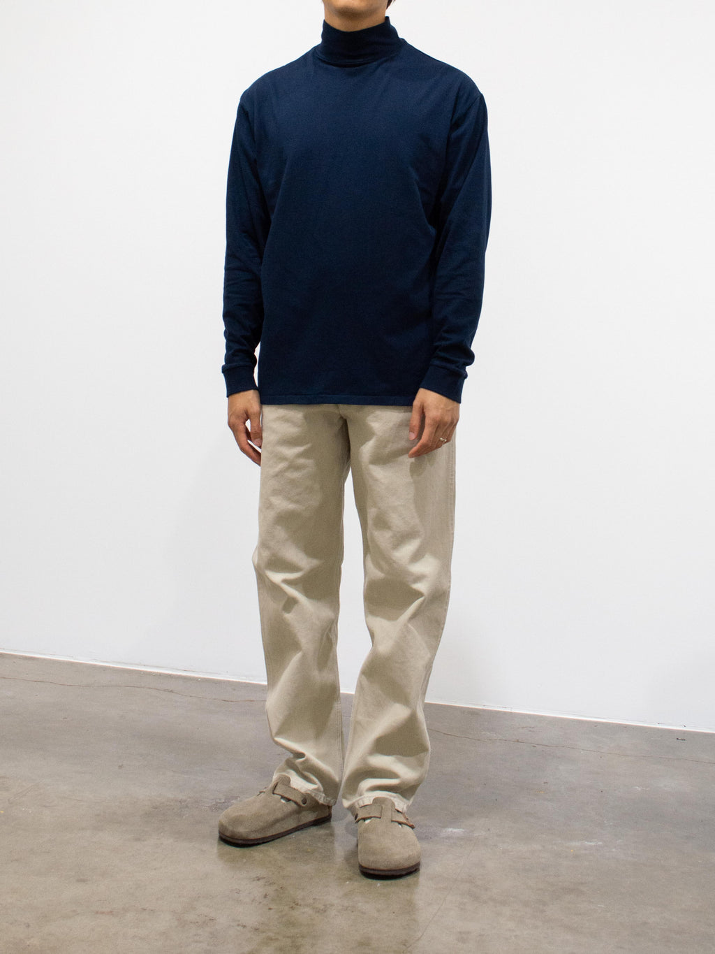 Namu Shop - Hatski Cashmere Turtleneck L/S - Navy