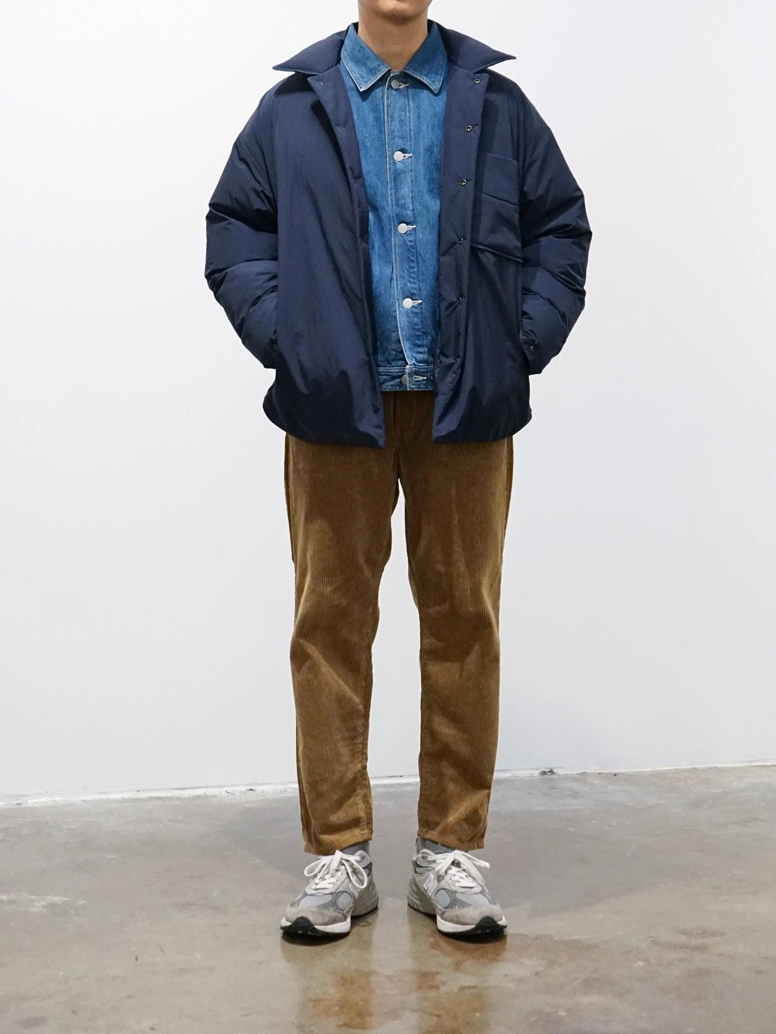 Namu Shop - Hatski Loose Tapered Corduroy - Beige