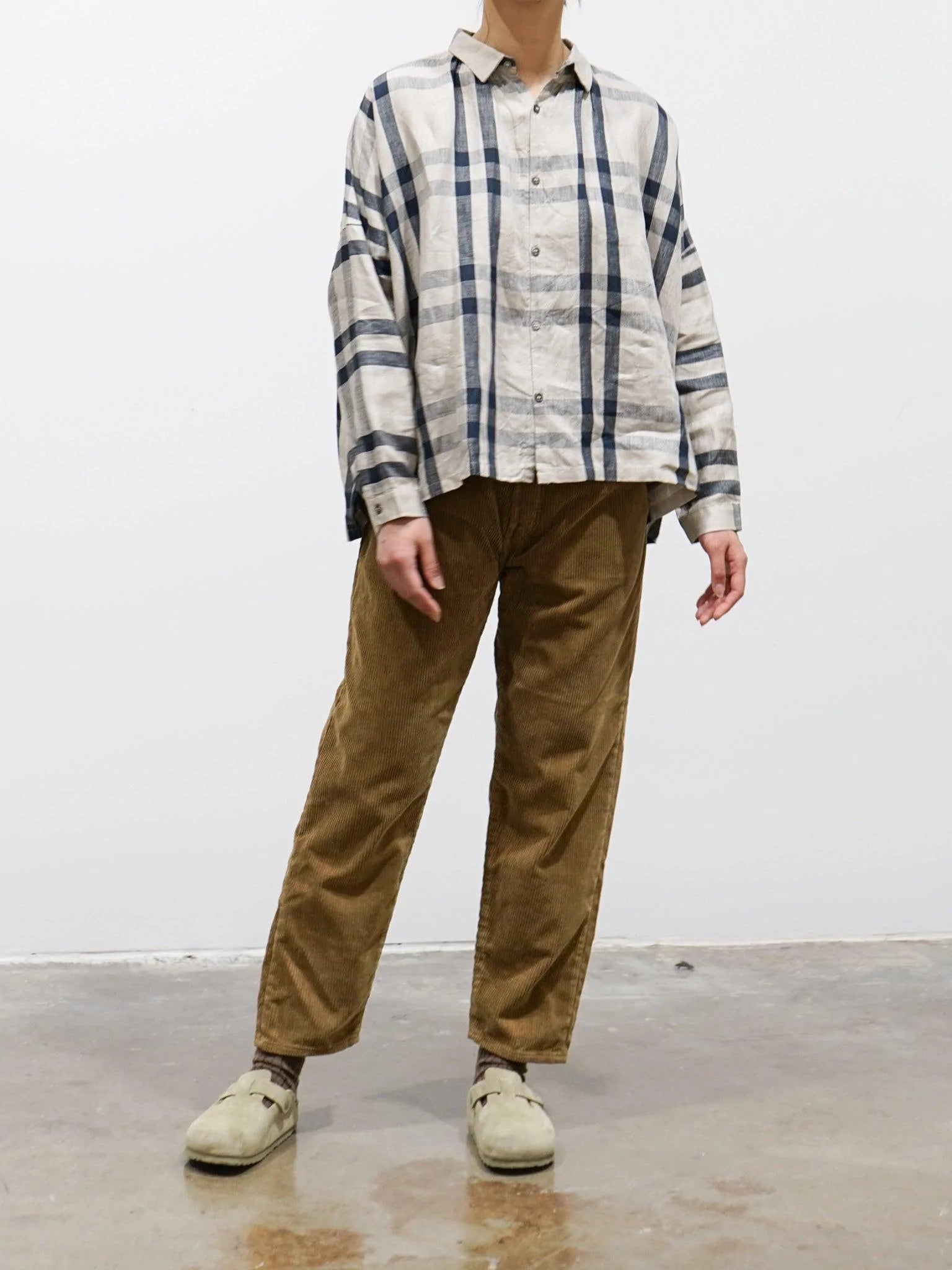 Namu Shop - Hatski Loose Tapered Corduroy - Beige