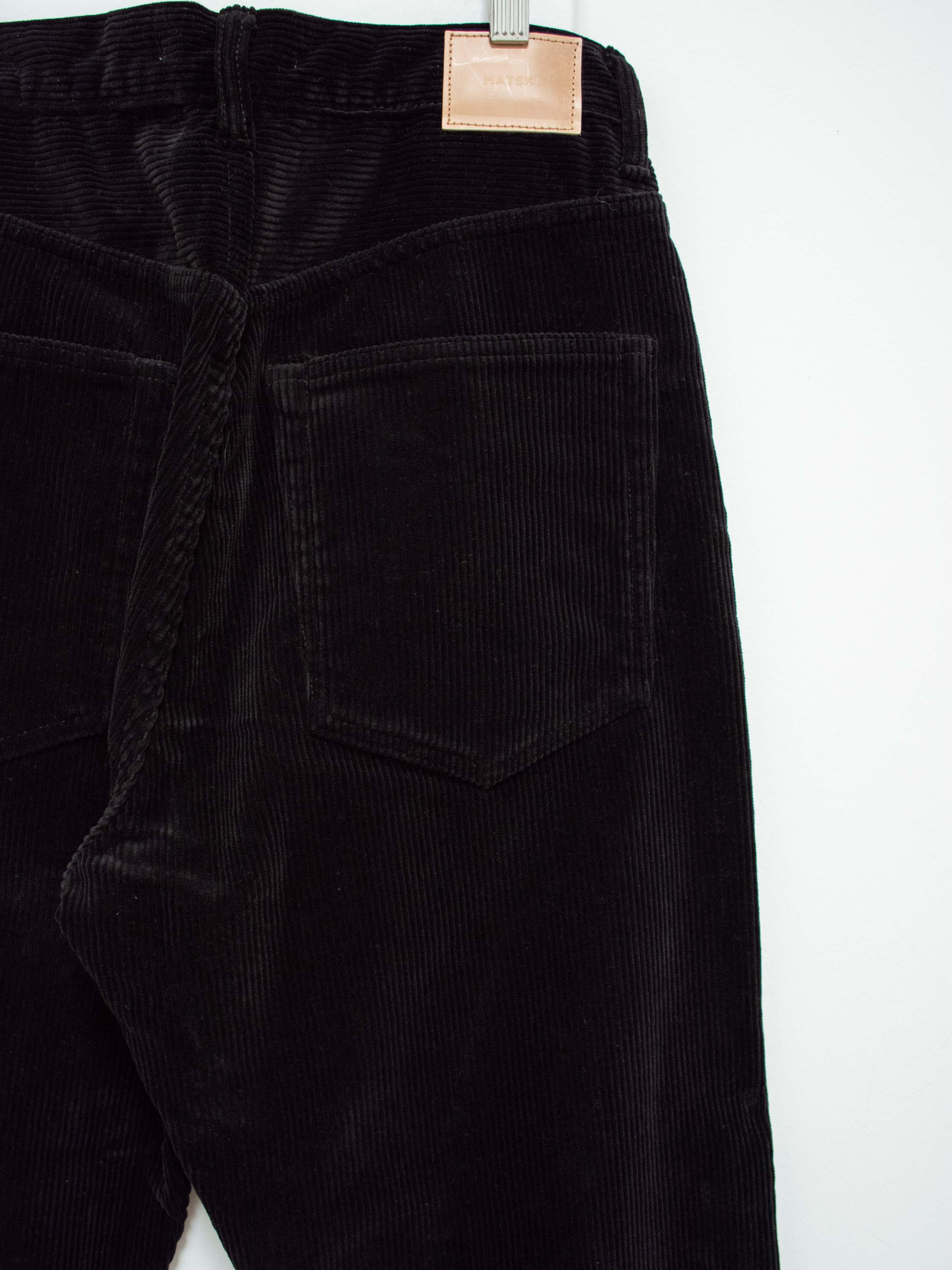 Namu Shop - Hatski Loose Tapered Corduroy - Black
