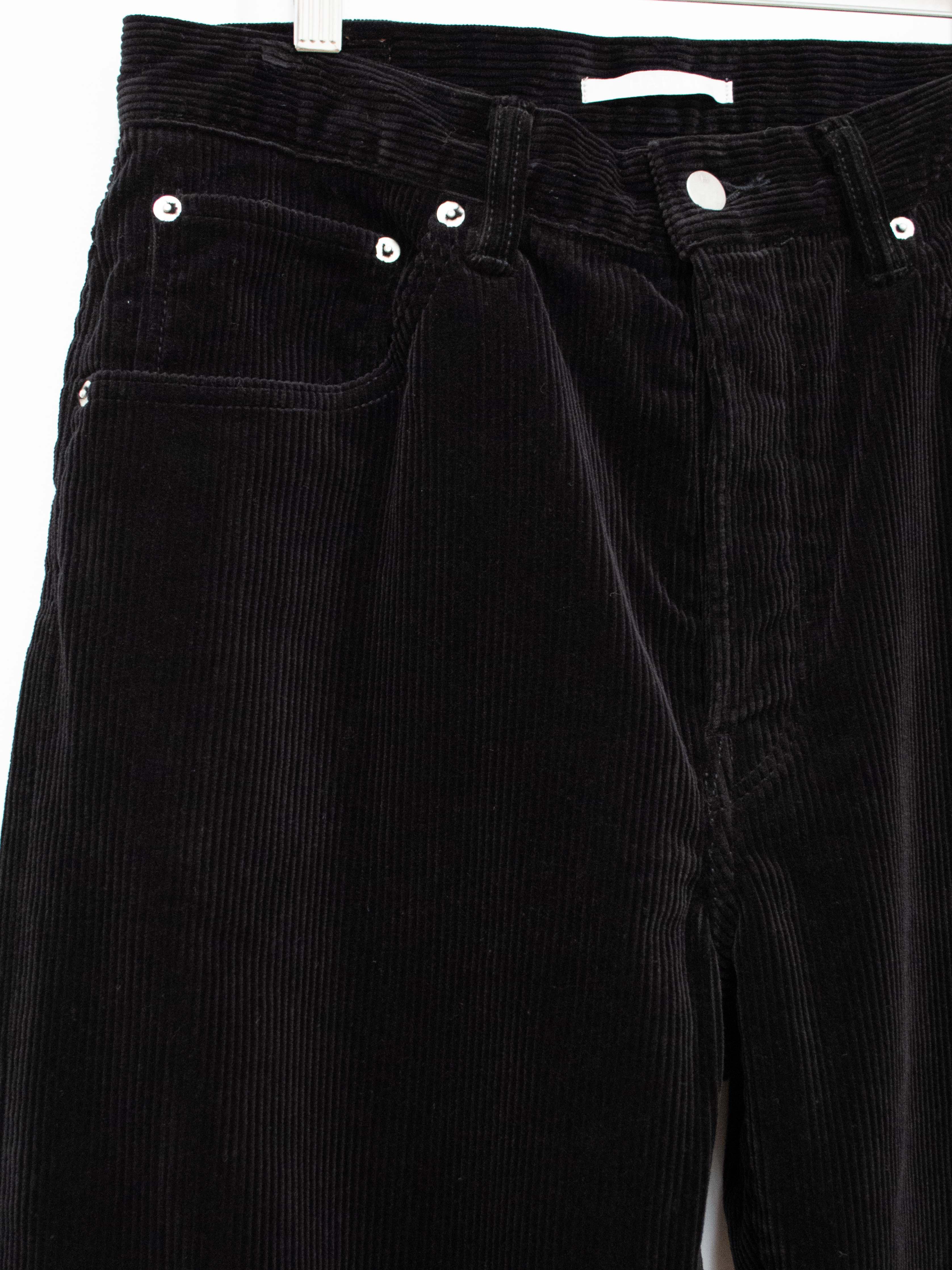 Namu Shop - Hatski Loose Tapered Corduroy - Black