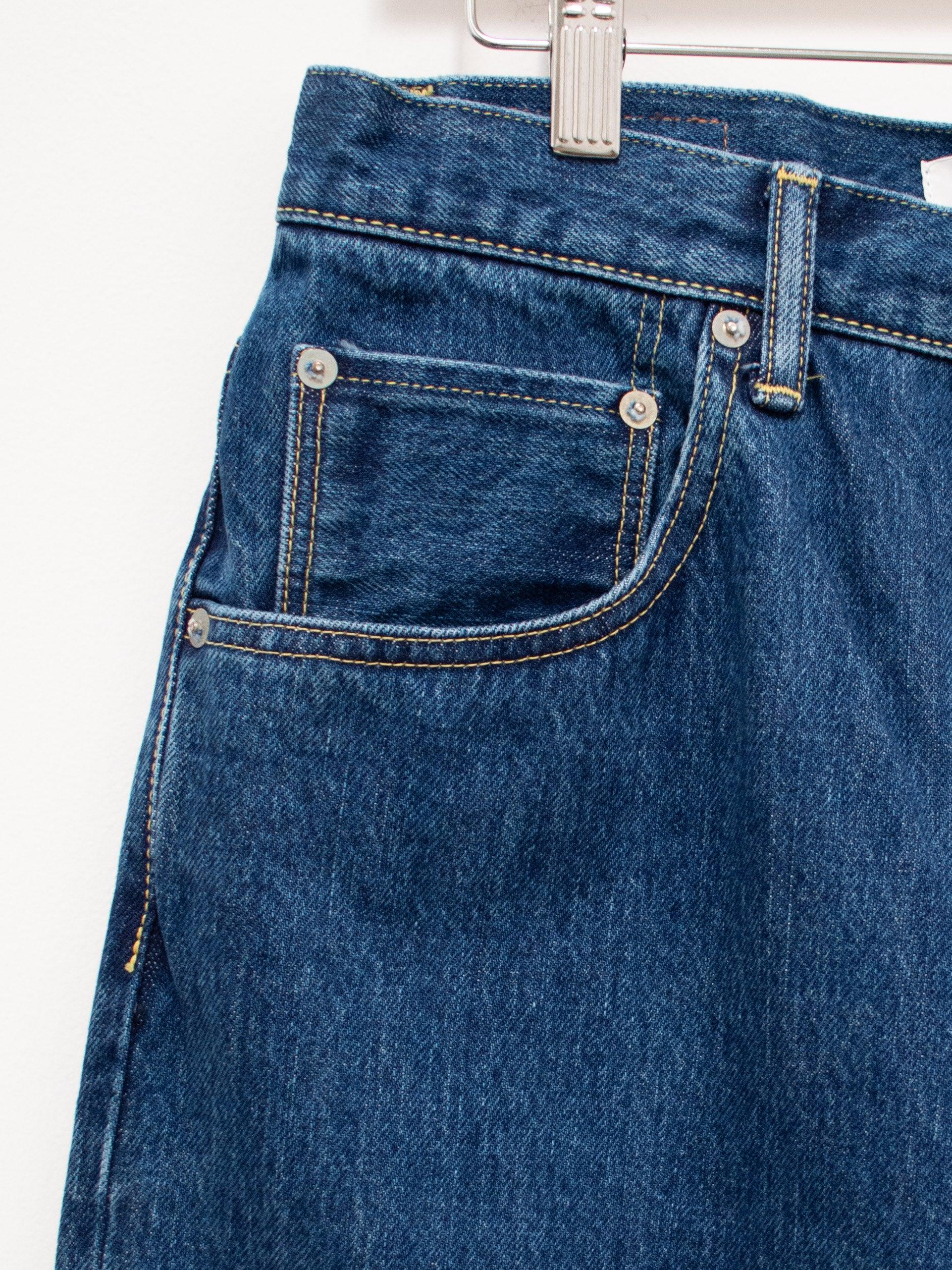 Namu Shop - Hatski Loose Tapered Denim - Blue