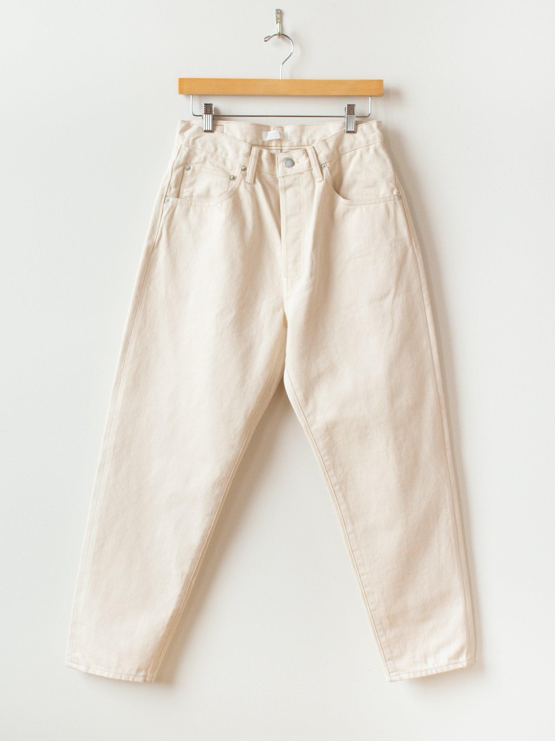 Namu Shop - Hatski Loose Tapered Denim - Ecru