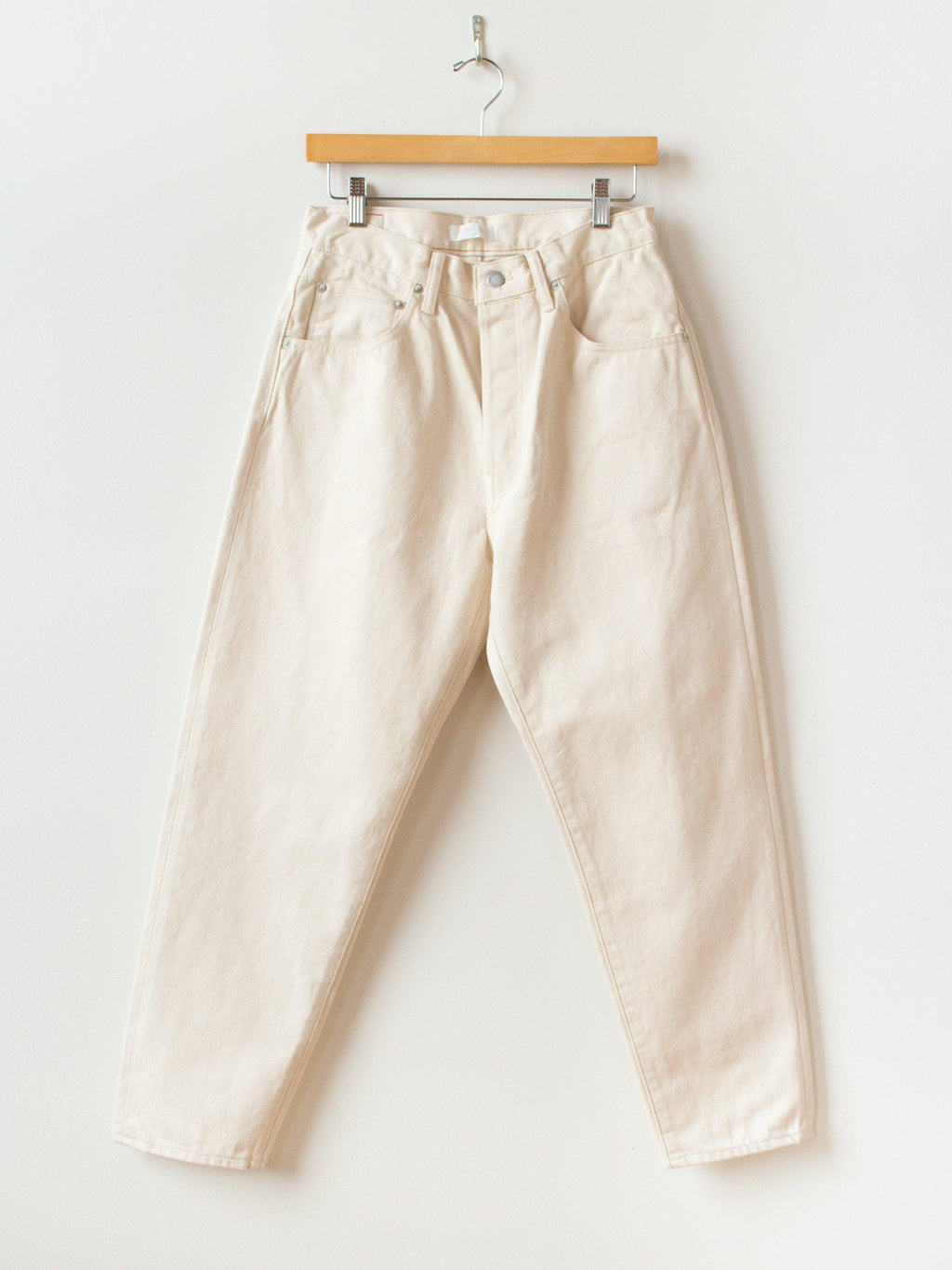 Namu Shop - Hatski Loose Tapered Denim - Ecru