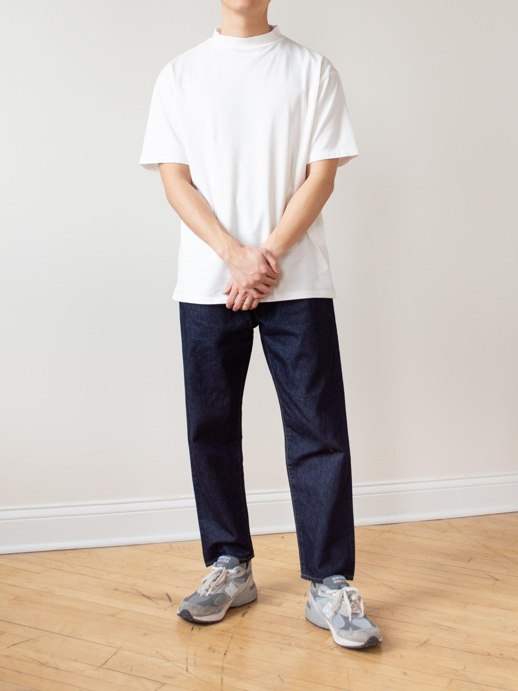 Namu Shop - Hatski Mock Neck Tee - White