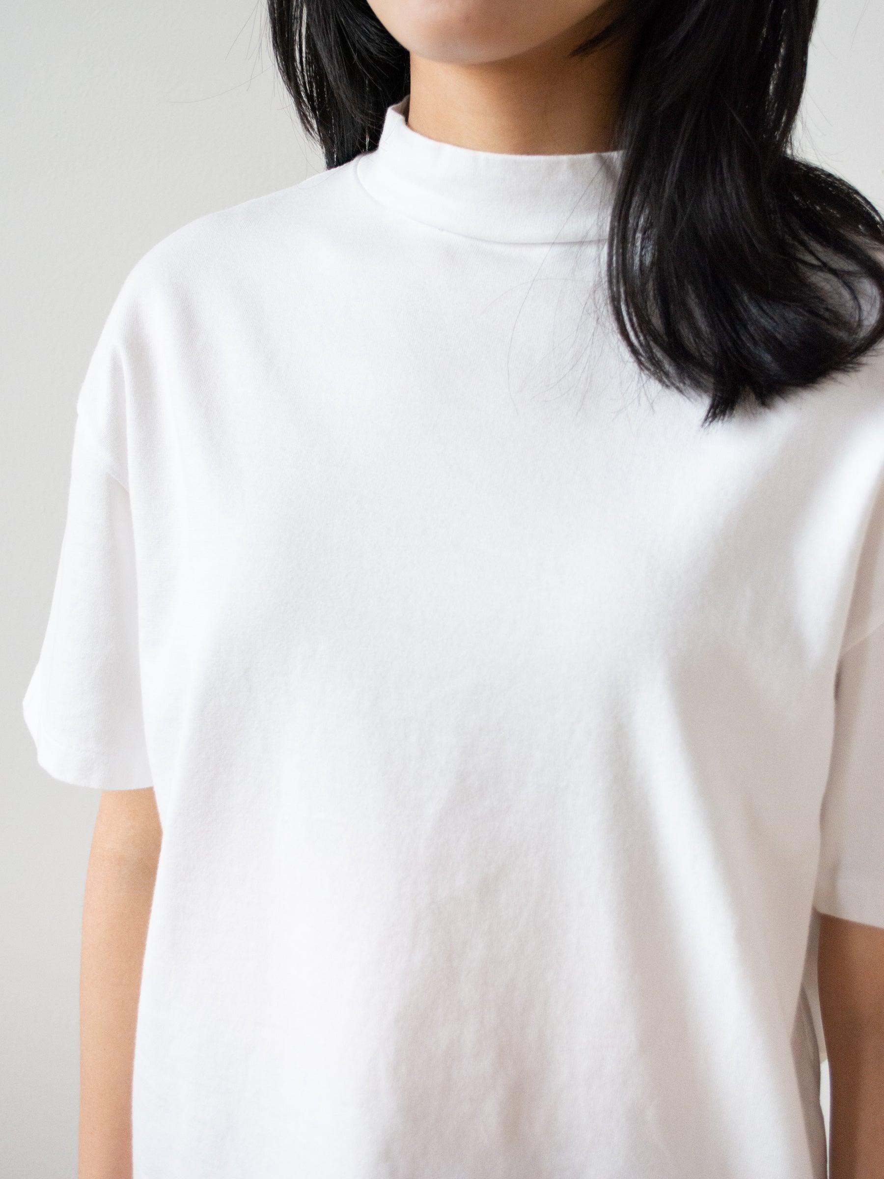Namu Shop - Hatski Mock Neck Tee - White