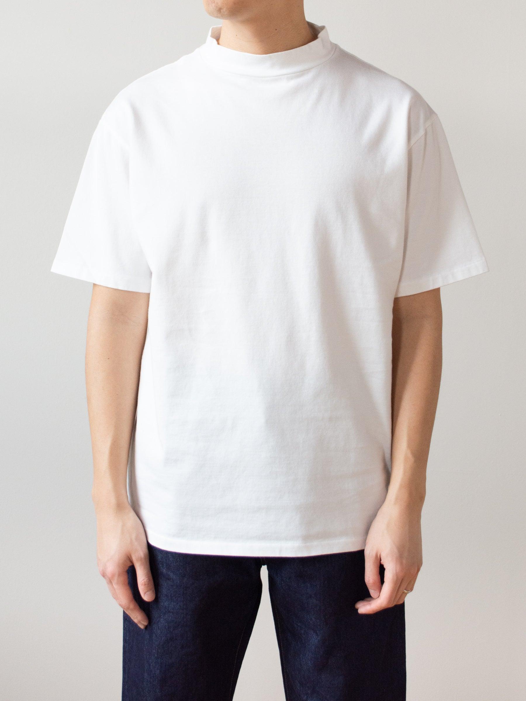 Namu Shop - Hatski Mock Neck Tee - White