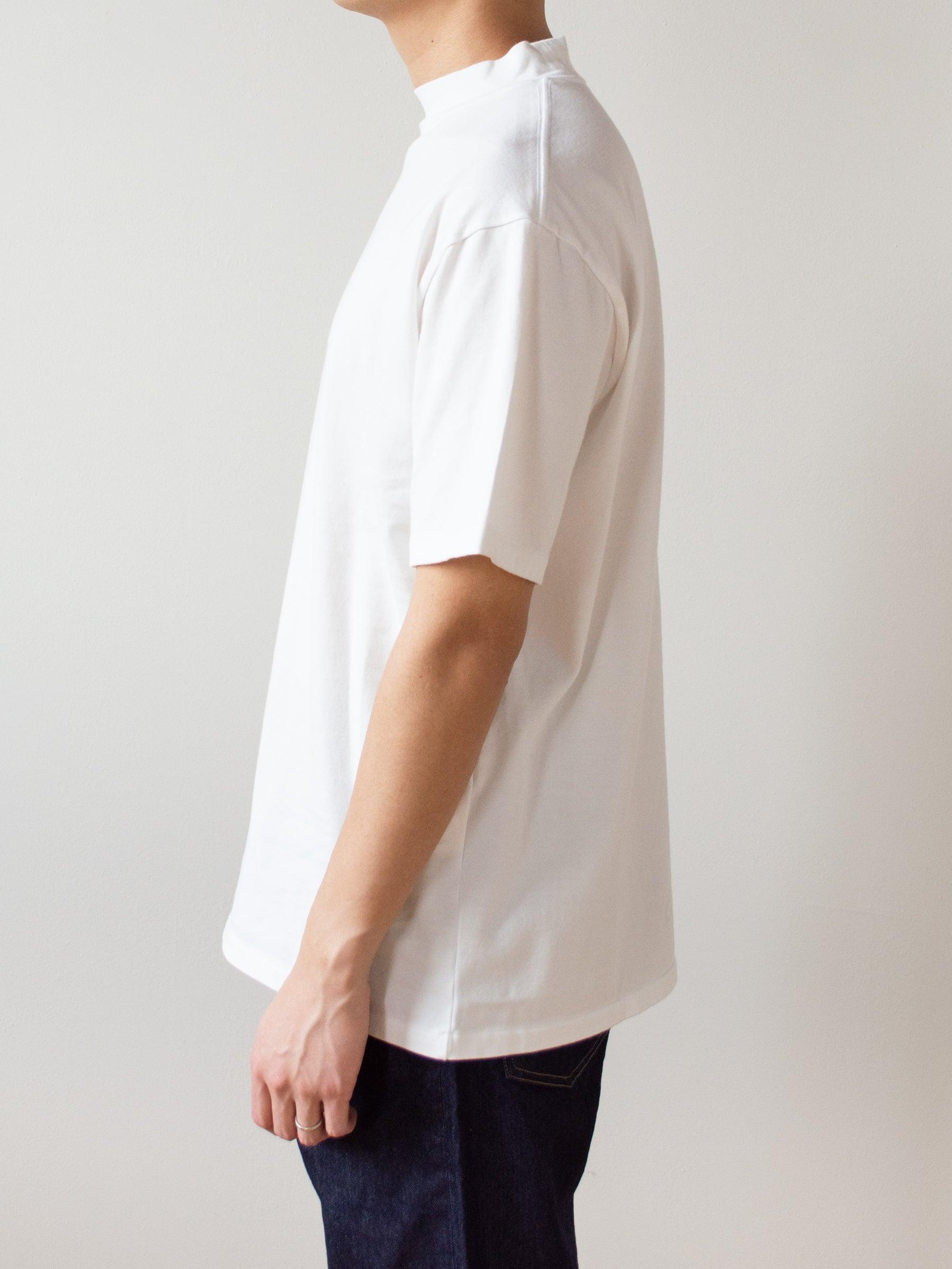 Namu Shop - Hatski Mock Neck Tee - White