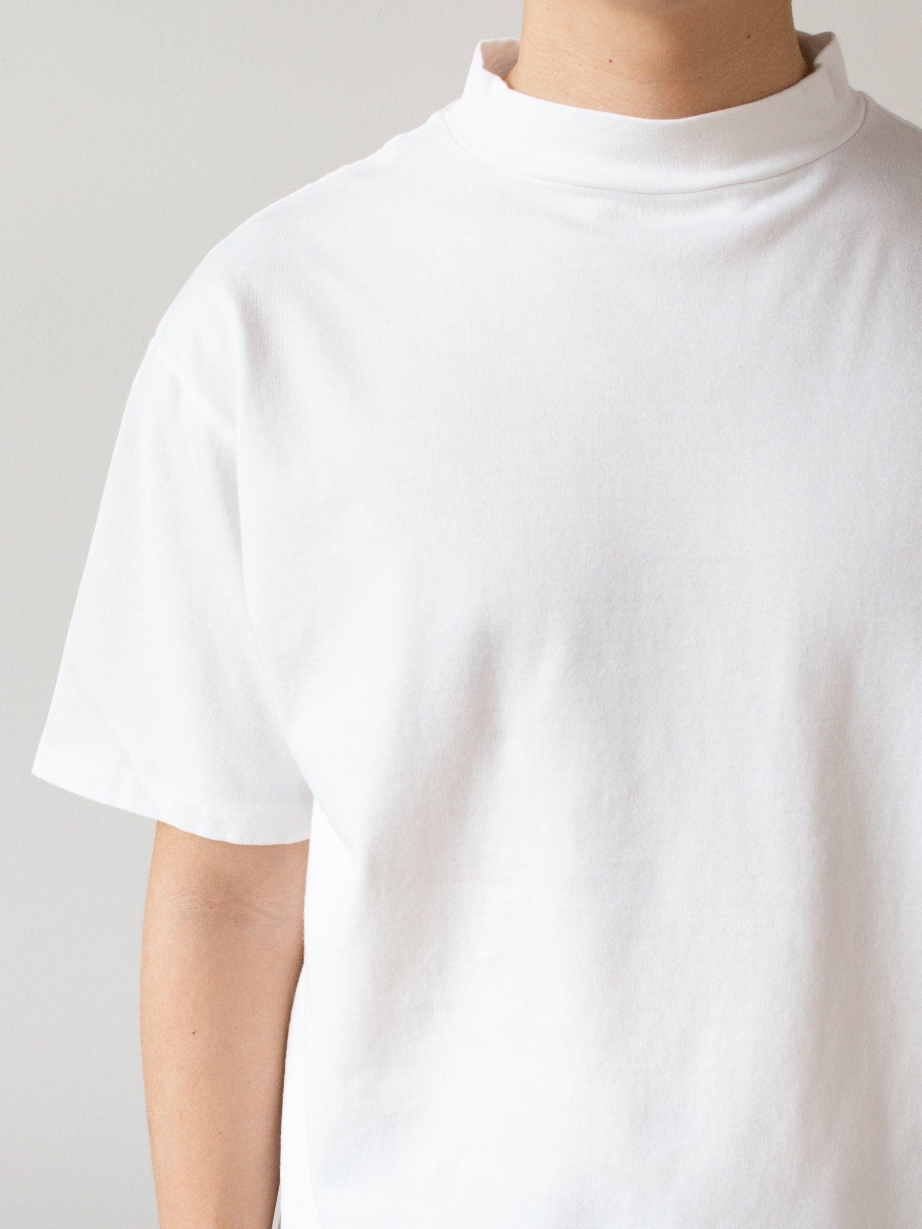 Namu Shop - Hatski Mock Neck Tee - White