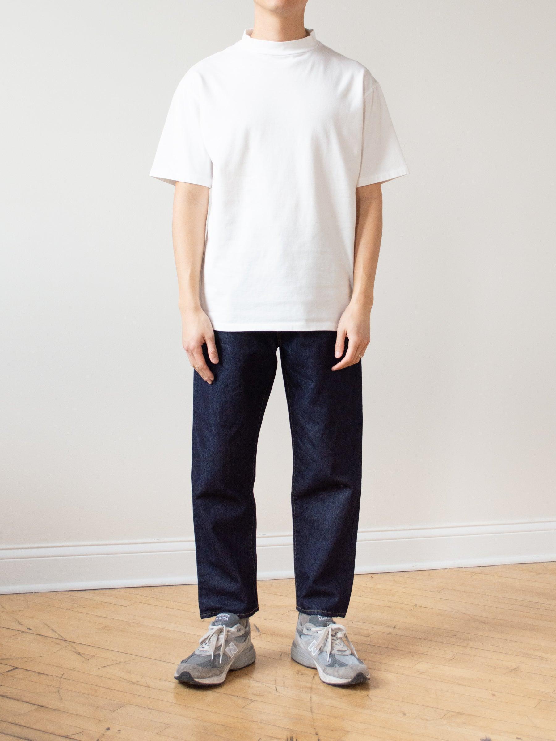 Namu Shop - Hatski Mock Neck Tee - White