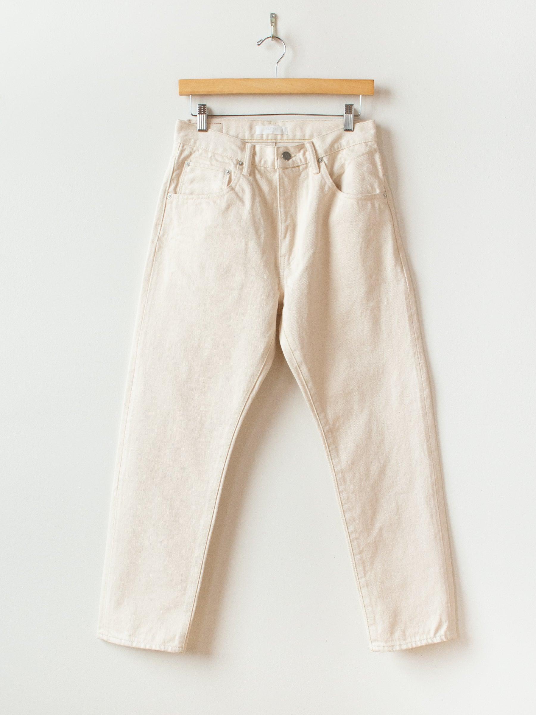 Namu Shop - Hatski Regular Tapered Denim - Ecru