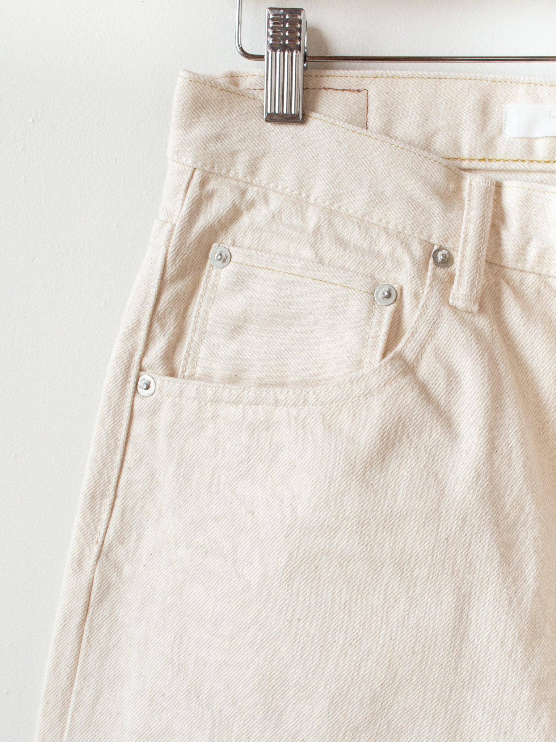Namu Shop - Hatski Regular Tapered Denim - Ecru