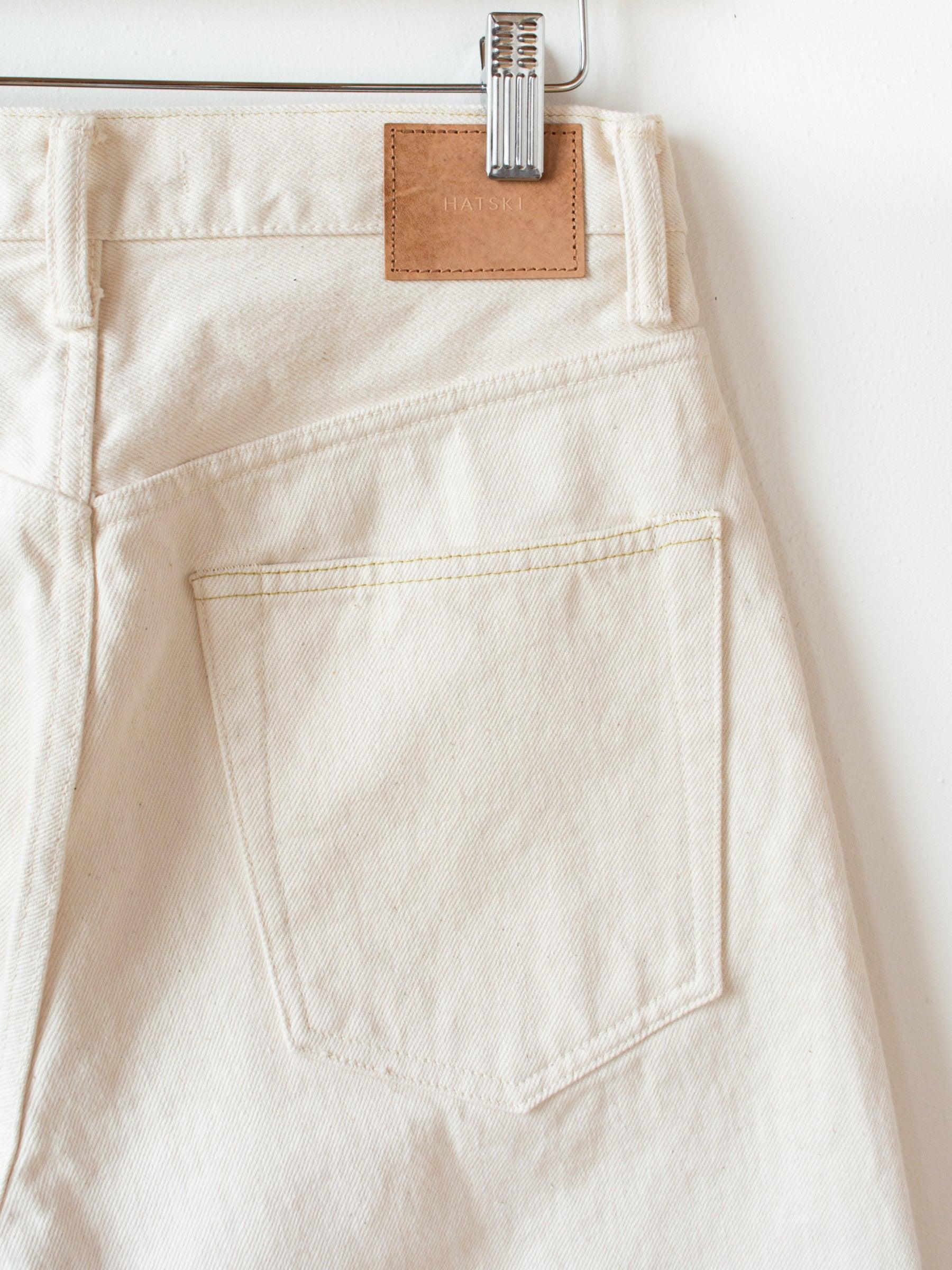 Namu Shop - Hatski Regular Tapered Denim - Ecru
