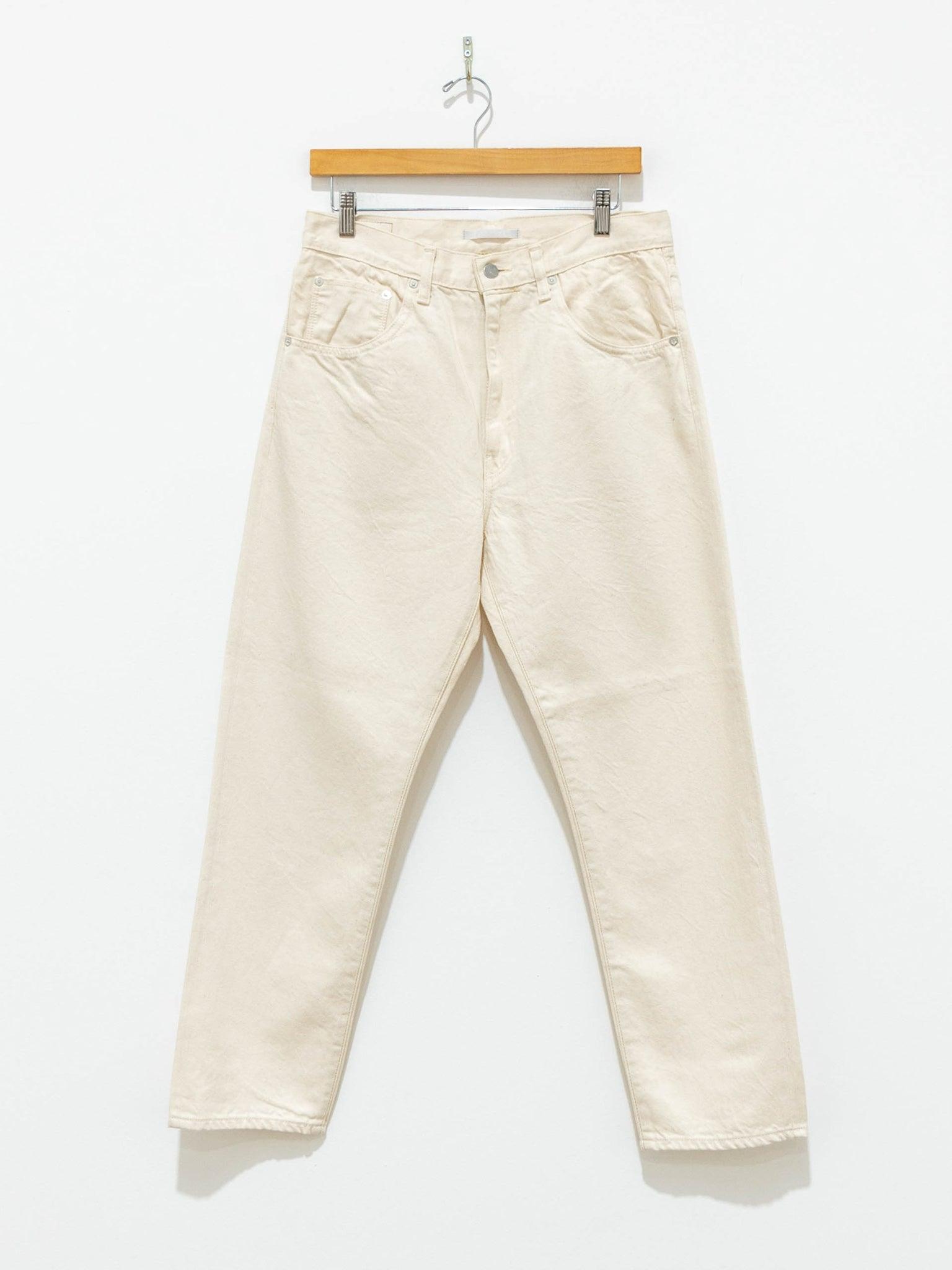 Namu Shop - Hatski Regular Tapered Washi Denim - Ecru