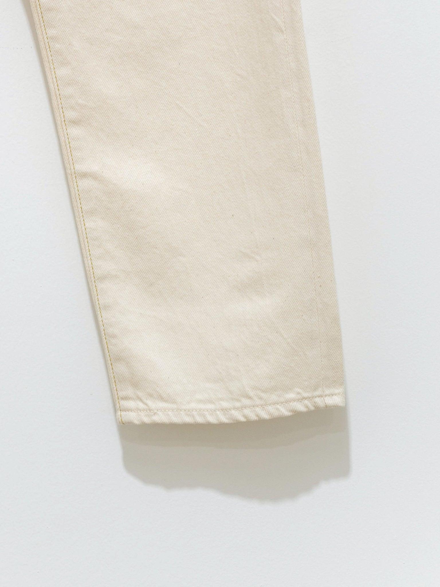 Namu Shop - Hatski Regular Tapered Washi Denim - Ecru