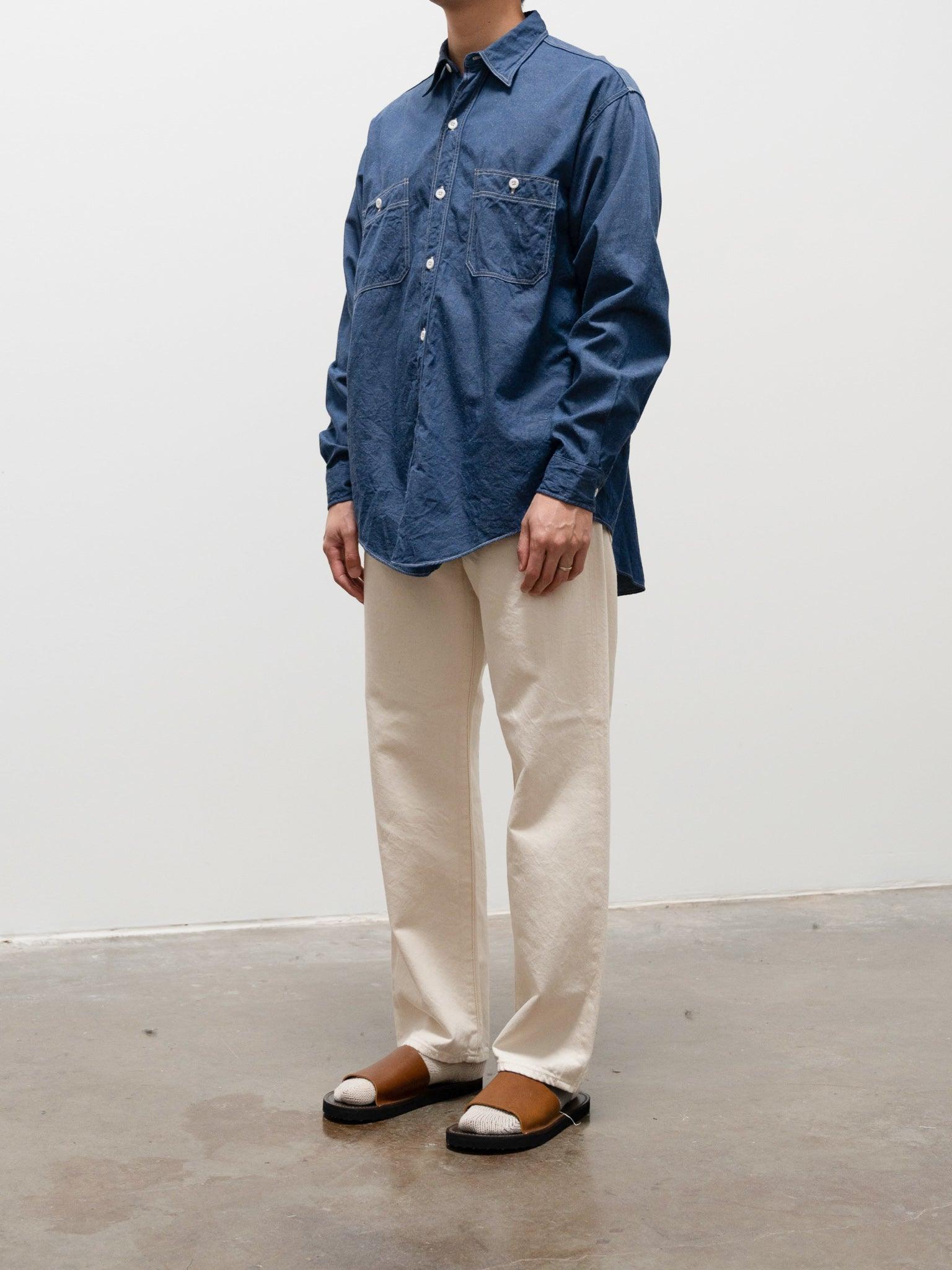 Namu Shop - Hatski Straight Washi Denim - Ecru