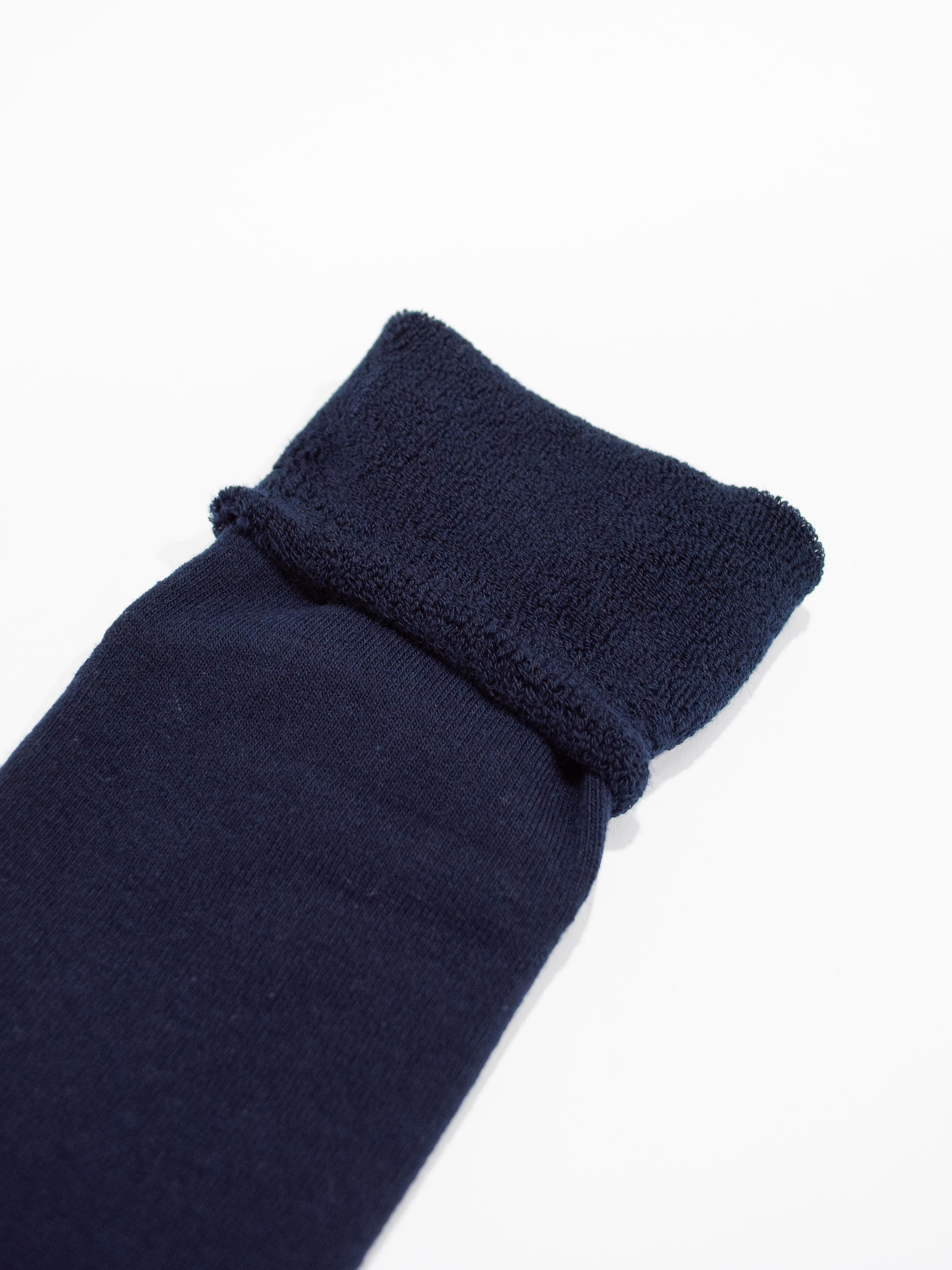 Namu Shop - Hatski Tabi Pile Socks (Women's) - White, Green, Navy